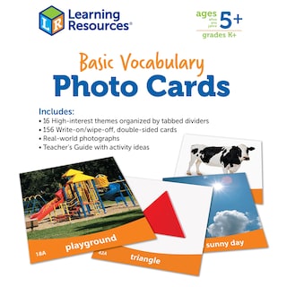 Foto 5 | Tarjetas Fotográficas Educativas Recursos De Aprendizaje Vocabulario Básico - Venta Internacional.