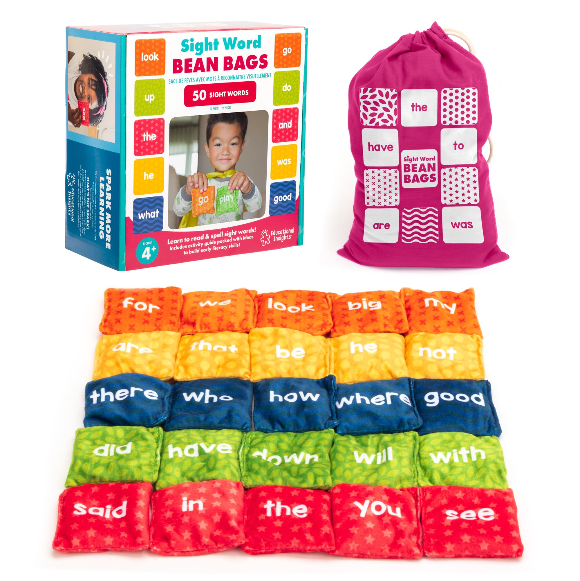 Foto 3 pulgar | Pufs Táctiles Educational Insights Sight Word Kids 3+ - Venta Internacional.
