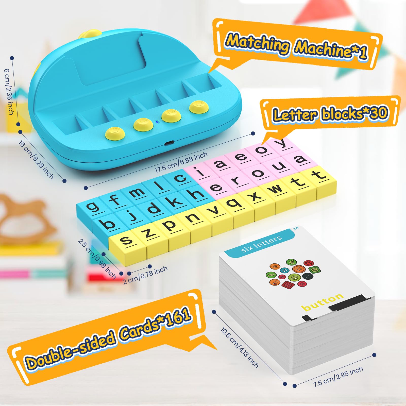 Foto 7 | Tarjetas Didácticas Fonéticas Homestec Para Niños Pequeños, 322 Palabras A Simple Vista - Venta Internacional.