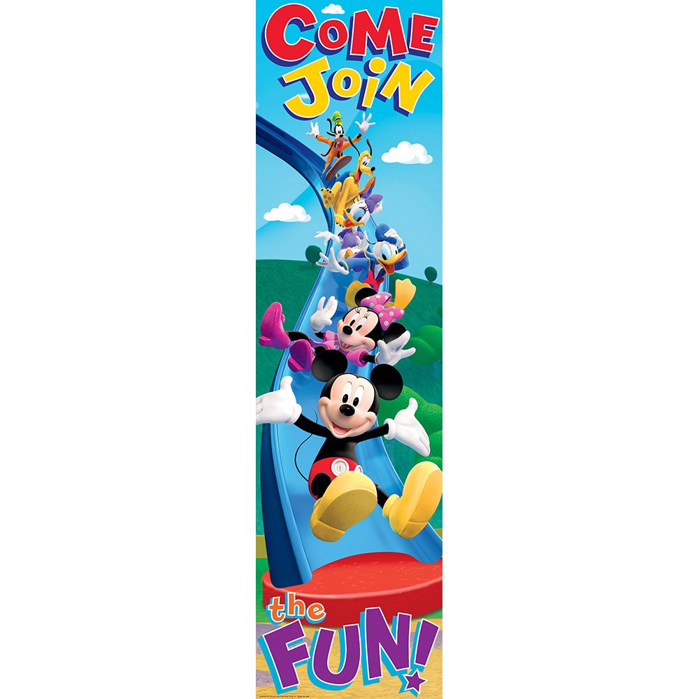 Foto 2 pulgar | Banner Para Aula Eureka Disney Mickey Mouse Clubhouse 30 X 114 Cm - Venta Internacional.