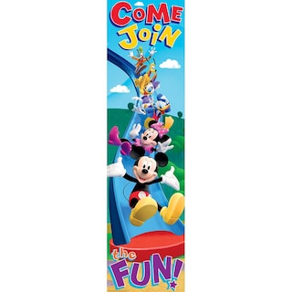 Foto 1 | Banner Para Aula Eureka Disney Mickey Mouse Clubhouse 30 X 114 Cm - Venta Internacional.