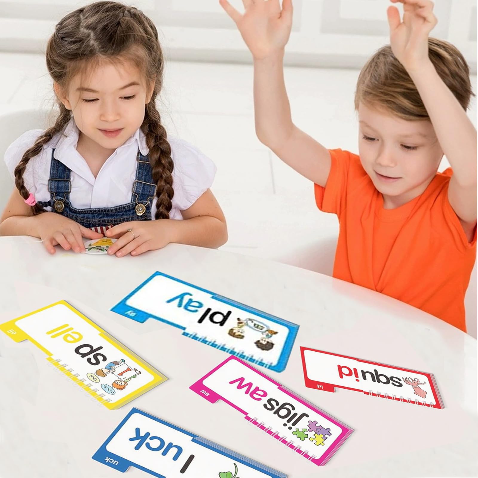 Foto 3 pulgar | Juego De 30 Libros Plegables Para Leer Y Rimar, Tarjetas Didácticas De Vocabulario Abc - Venta Internacional.