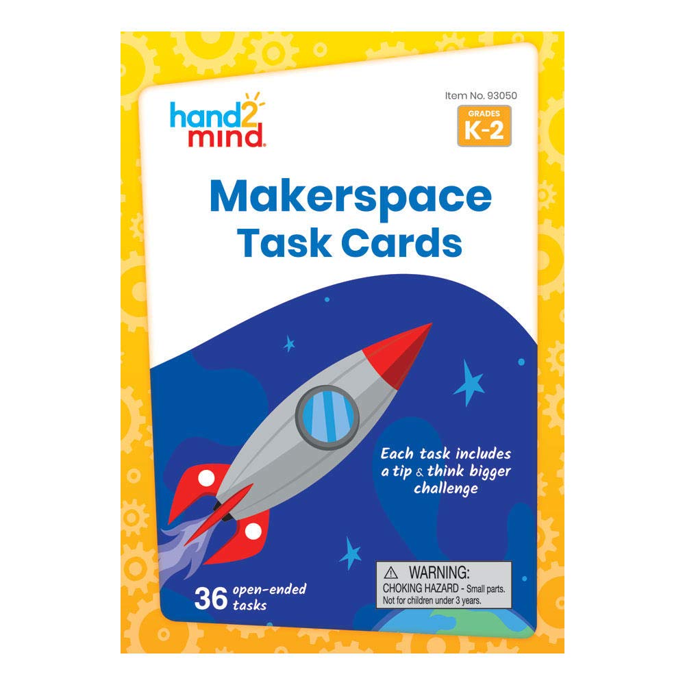 Foto 3 pulgar | Tarjetas De Aprendizaje Stem Hand2mind Makerspace Task Kids Grade K-2 - Venta Internacional.