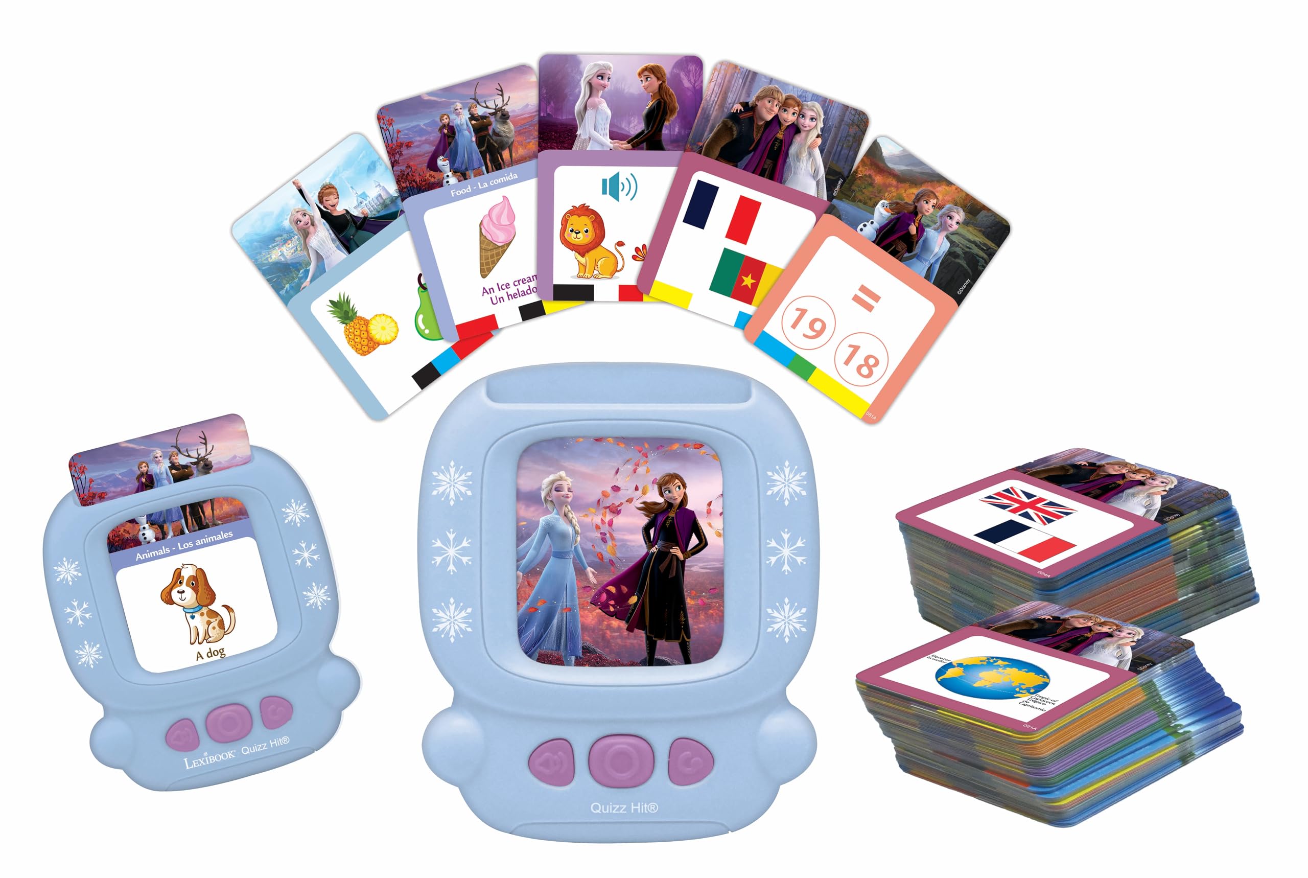 Foto 2 pulgar | Lector De Tarjetas Interactivo Lexibook Frozen Con 150 Tarjetas - Venta Internacional.