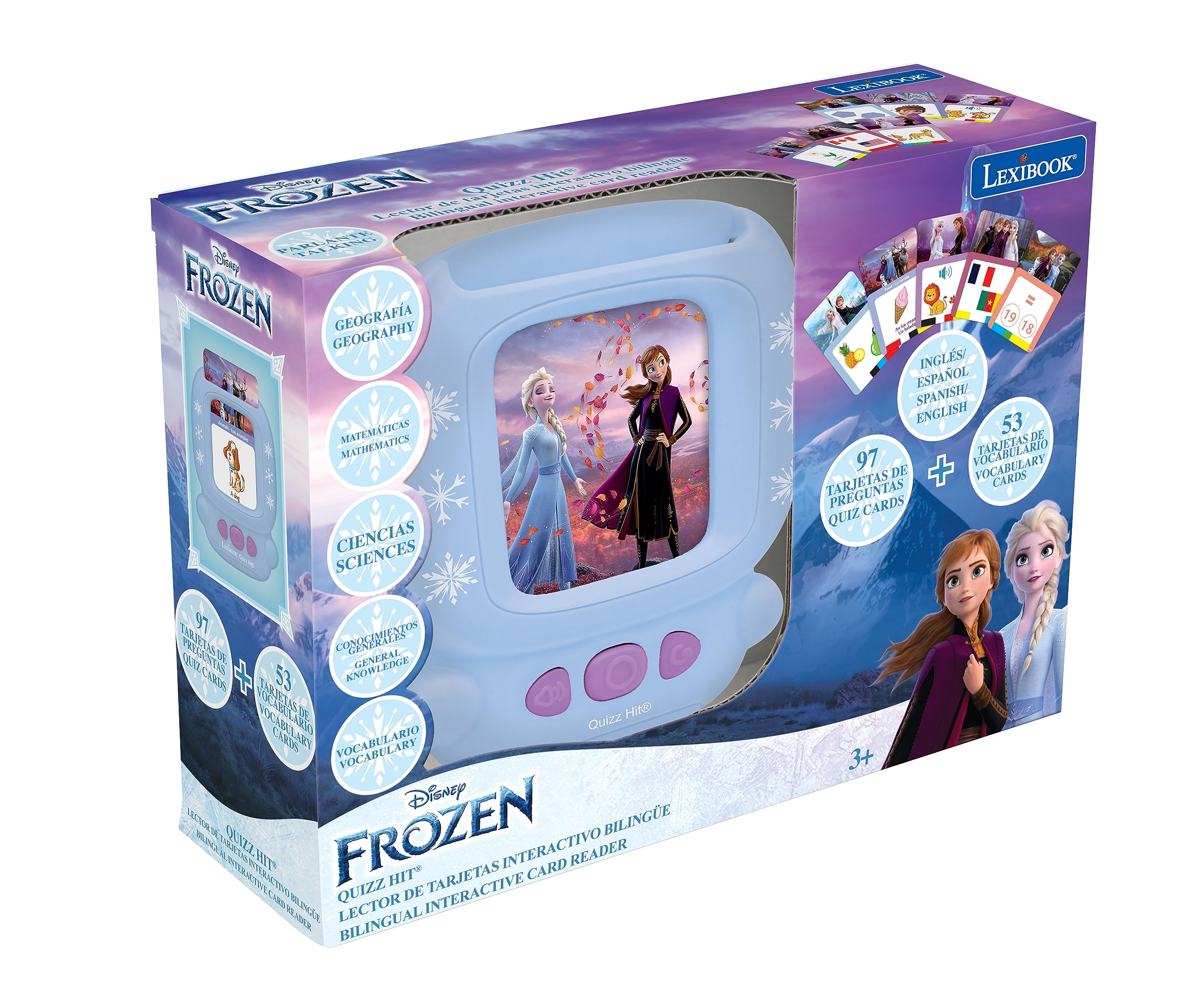 Foto 6 pulgar | Lector De Tarjetas Interactivo Lexibook Frozen Con 150 Tarjetas - Venta Internacional.