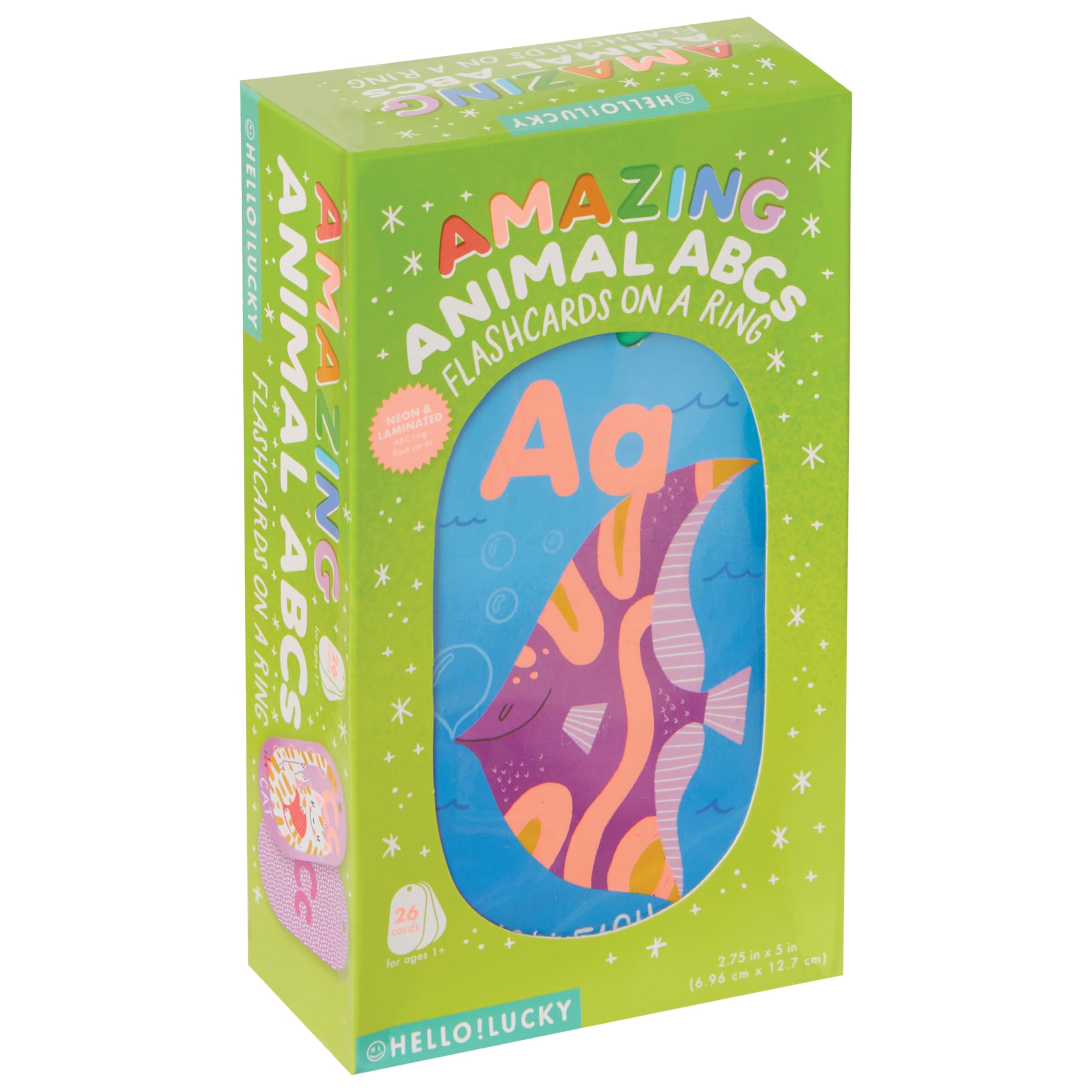 Foto 2 pulgar | Tarjetas Didácticas C.r. Gibson ¡hola! Lucky Amazing Animal Abc 1+ - Venta Internacional.