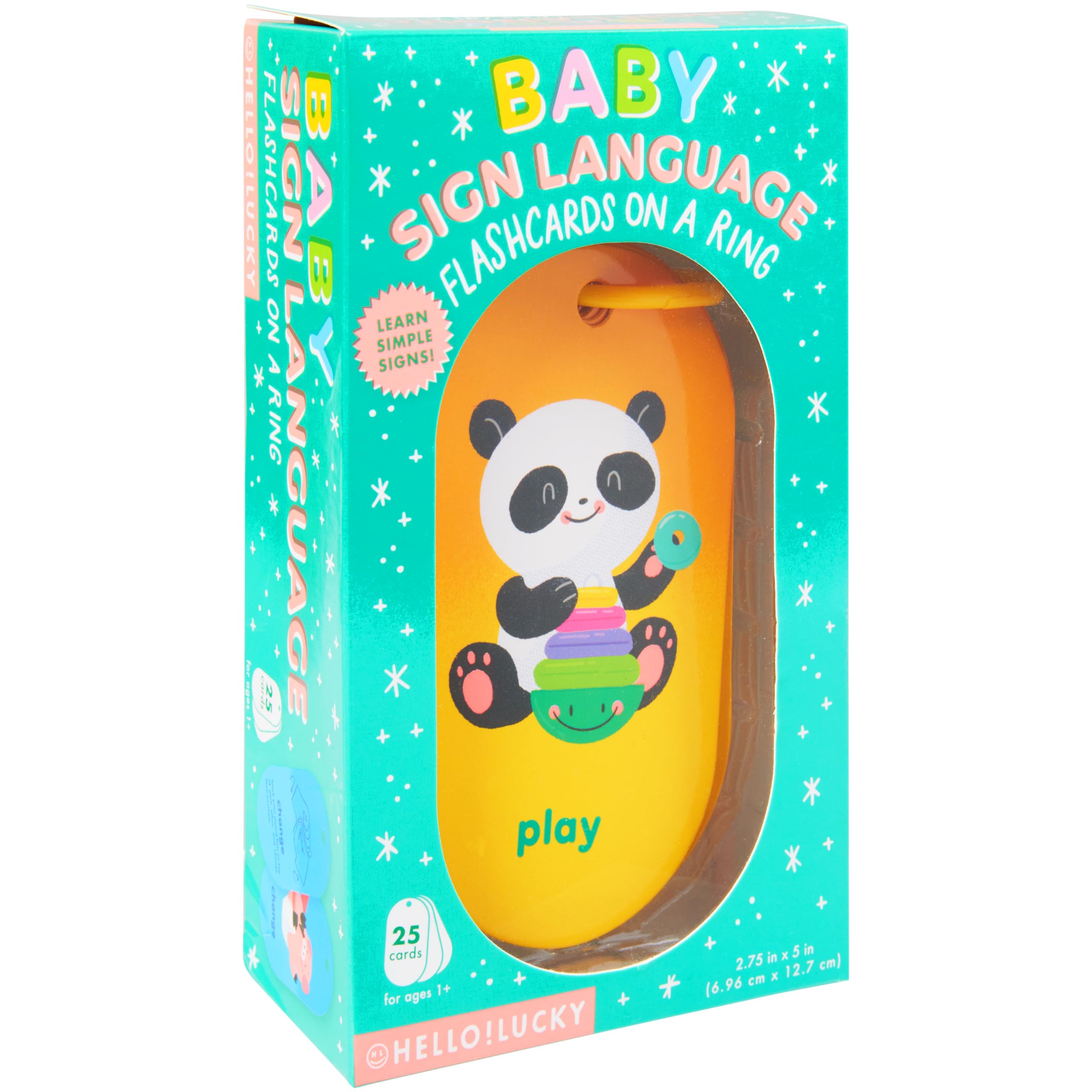 Foto 2 pulgar | Flash Cards C.r. Gibson ¡hola! Signo Con Las Primeras Palabras De Lucky Baby - Venta Internacional.