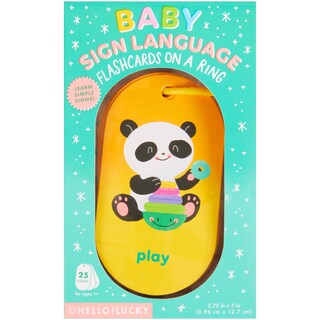 Foto 2 | Flash Cards C.r. Gibson ¡hola! Signo Con Las Primeras Palabras De Lucky Baby - Venta Internacional.