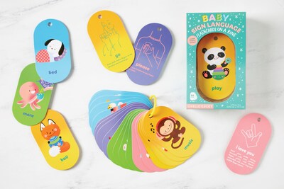 Foto 6 | Flash Cards C.r. Gibson ¡hola! Signo Con Las Primeras Palabras De Lucky Baby - Venta Internacional.