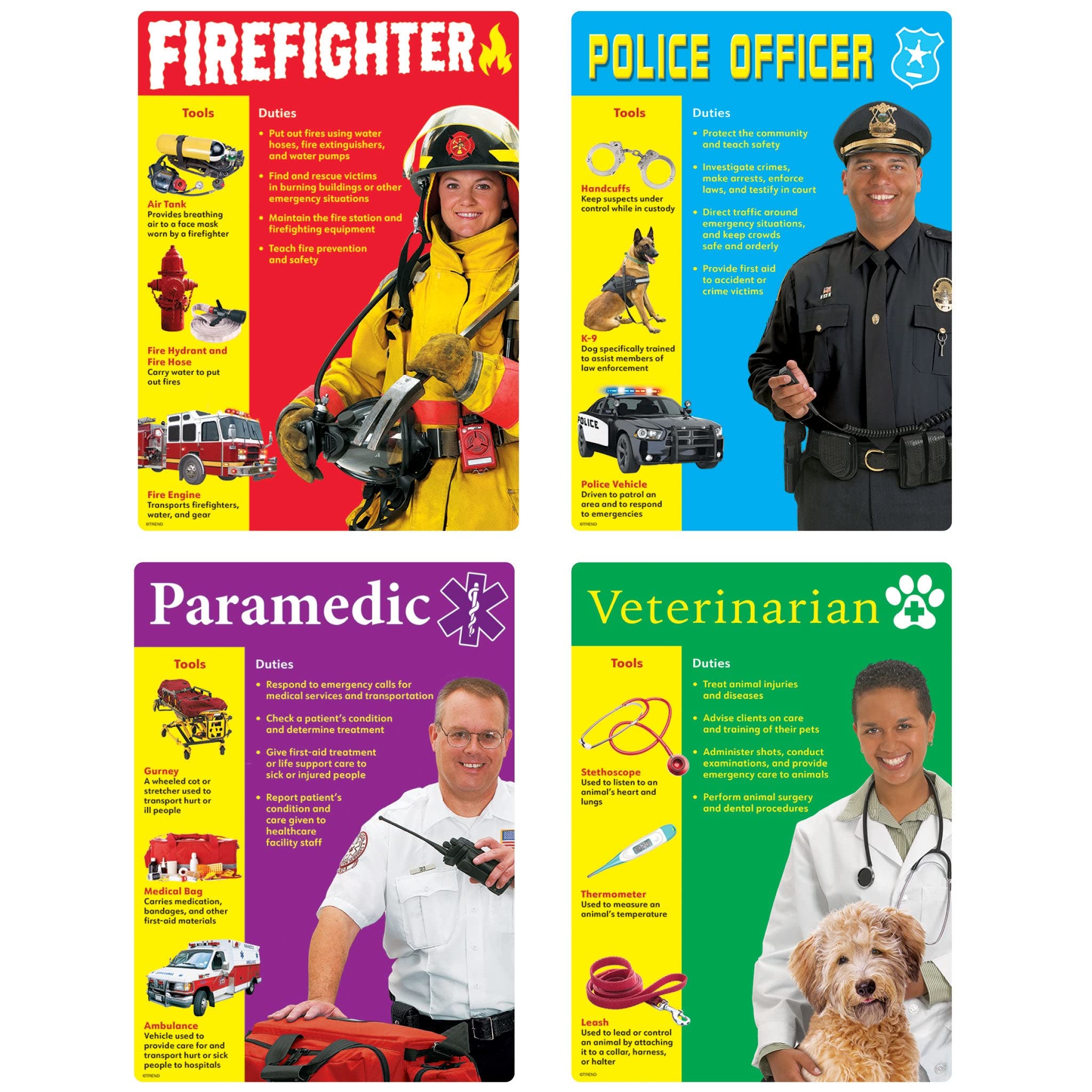 Foto 1 | Set De Aprendizaje Trend Community Helpers 16 Piezas - Venta Internacional.