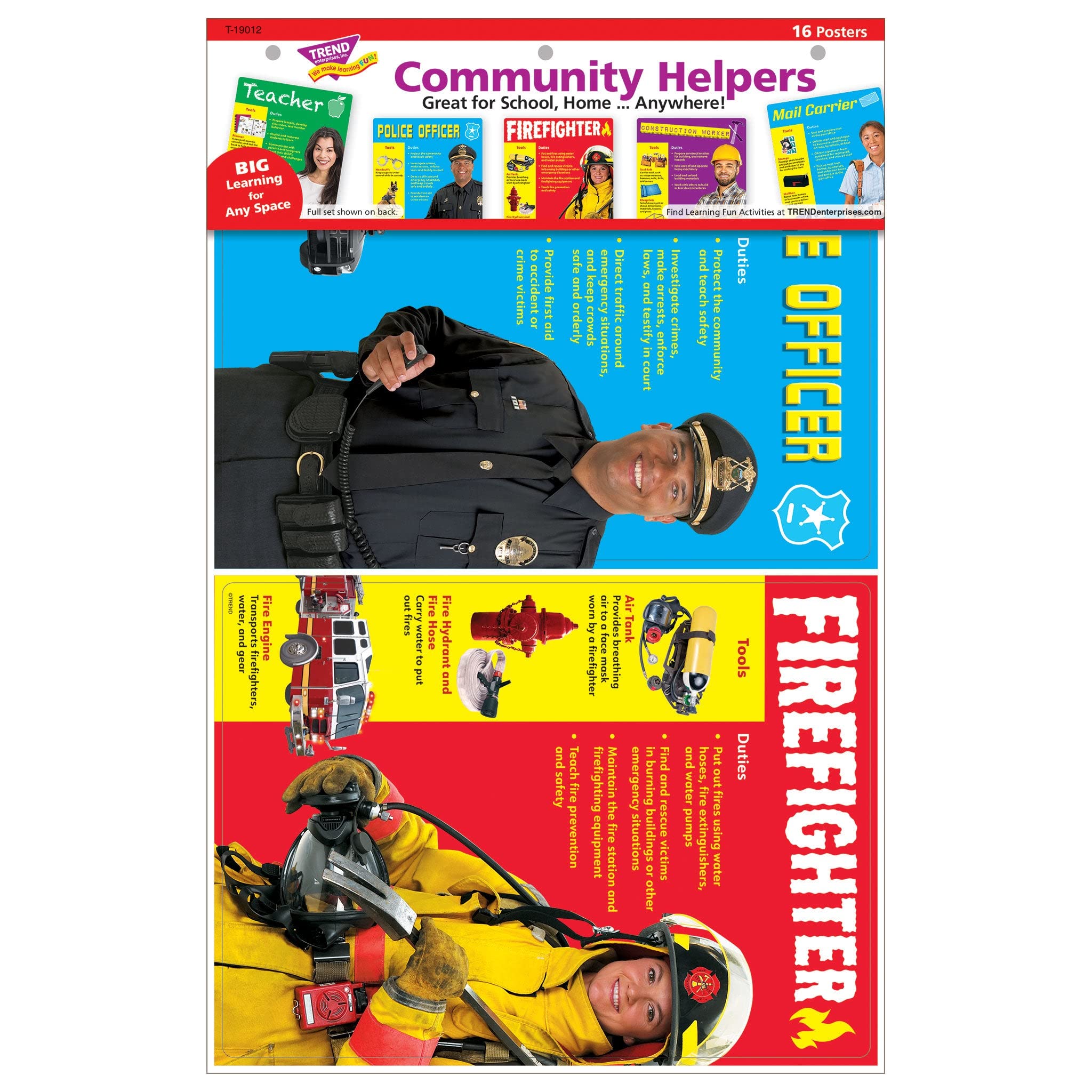 Foto 6 pulgar | Set De Aprendizaje Trend Community Helpers 16 Piezas - Venta Internacional.
