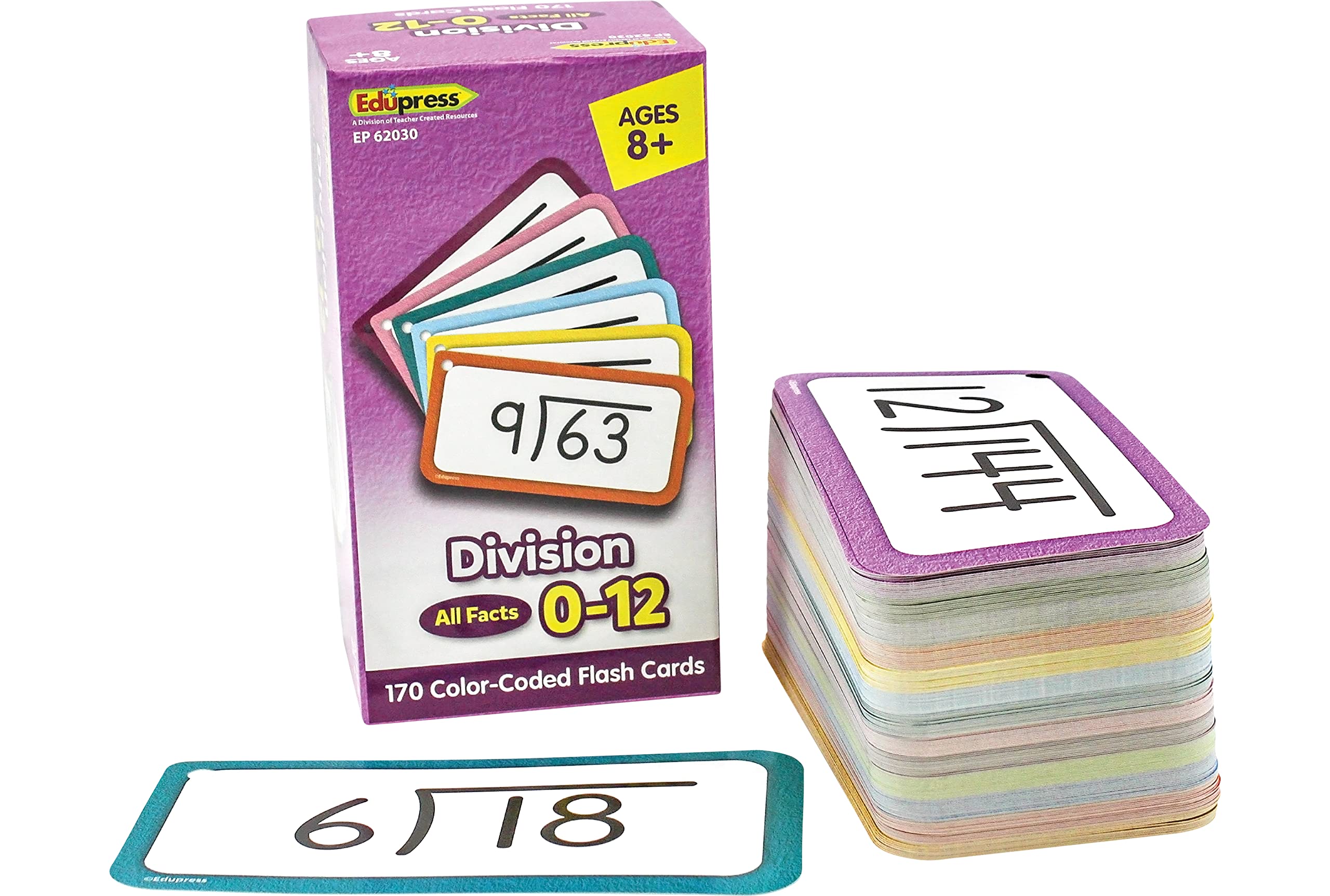 Foto 2 pulgar | Flash Cards Edupress Division Todos Los Datos 0-12 - Venta Internacional.