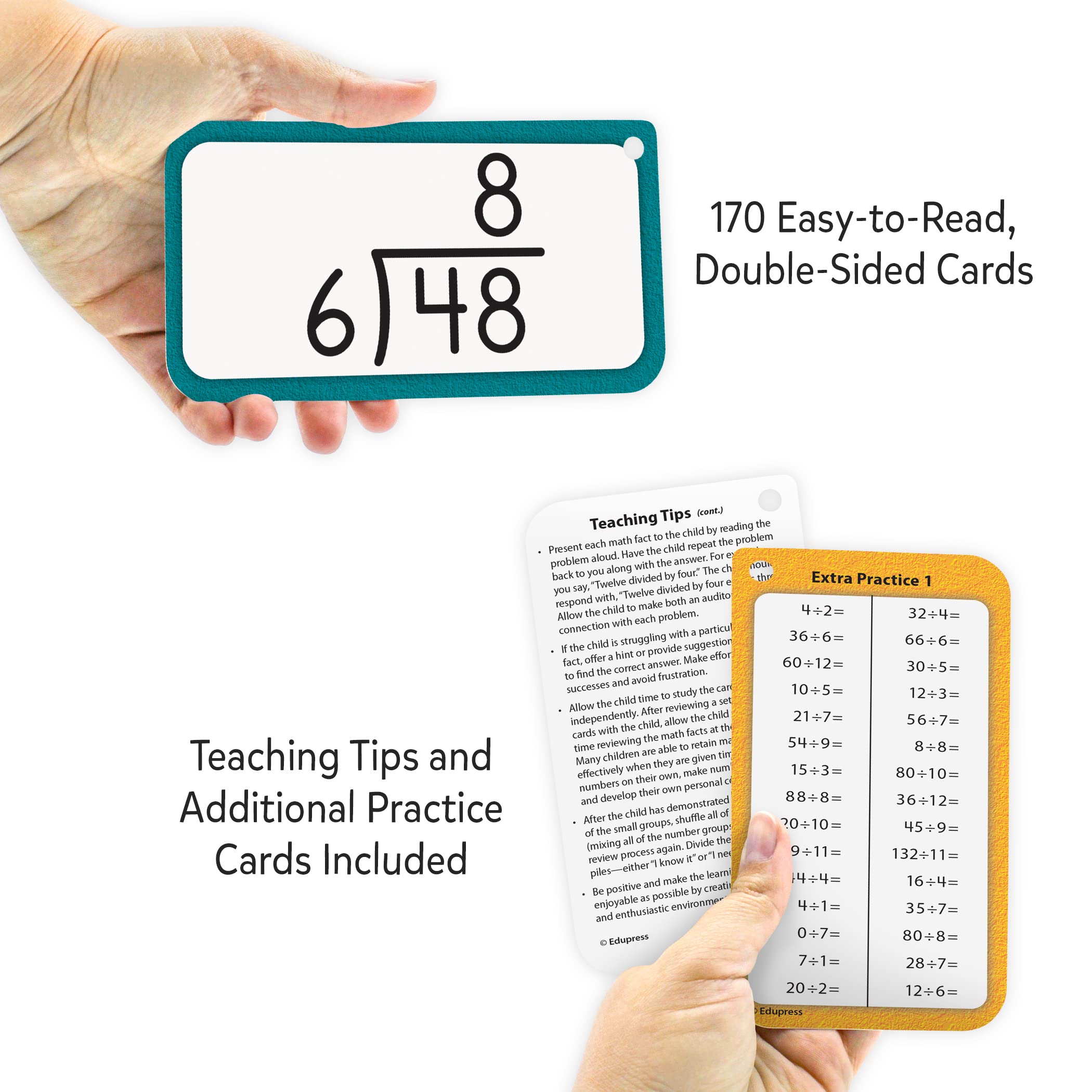 Foto 4 pulgar | Flash Cards Edupress Division Todos Los Datos 0-12 - Venta Internacional.