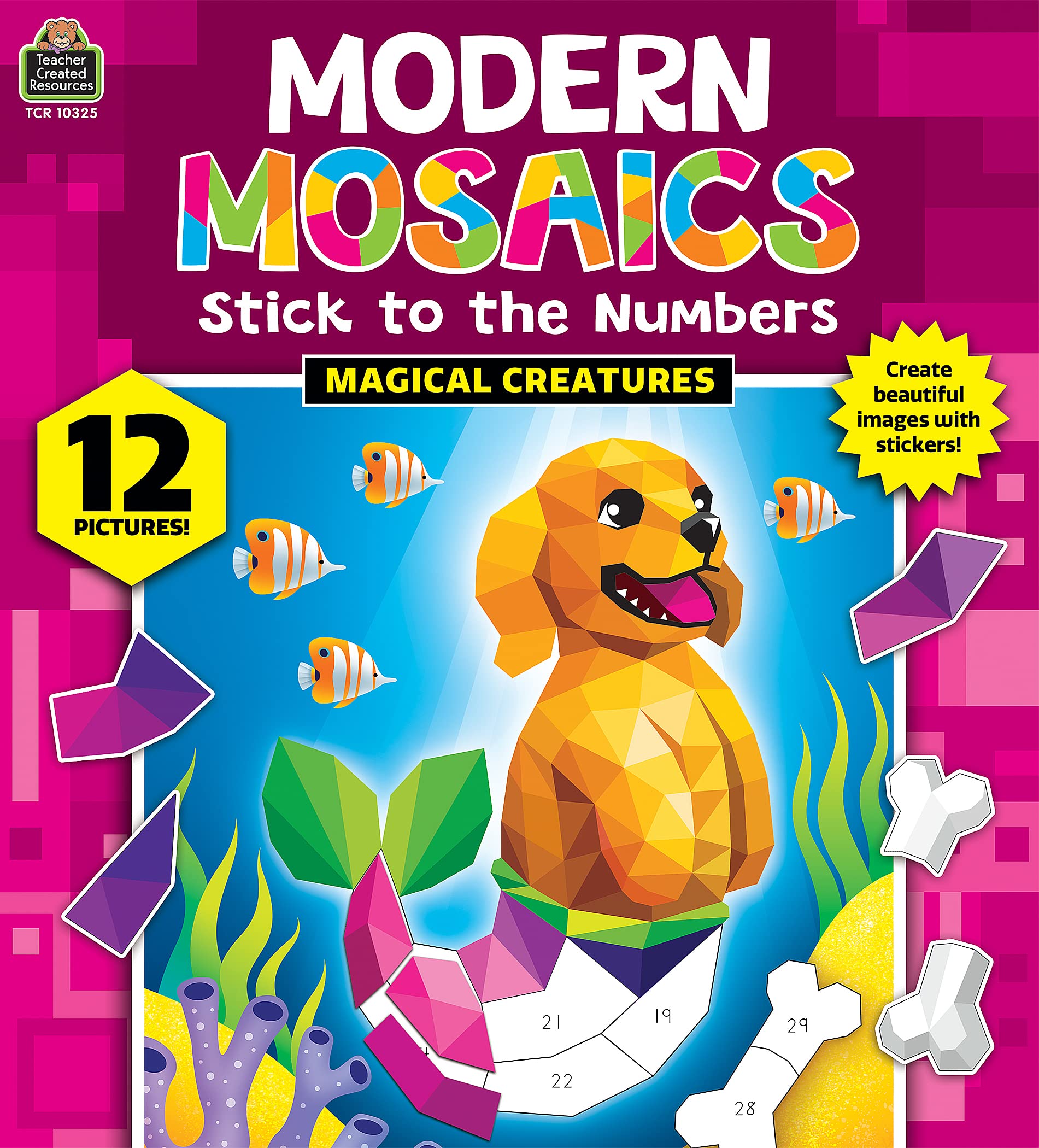 Foto 2 pulgar | Libro De Rompecabezas Con Pegatinas, Recursos Creados Por El Profesor, Criaturas Mágicas - Venta Internacional.