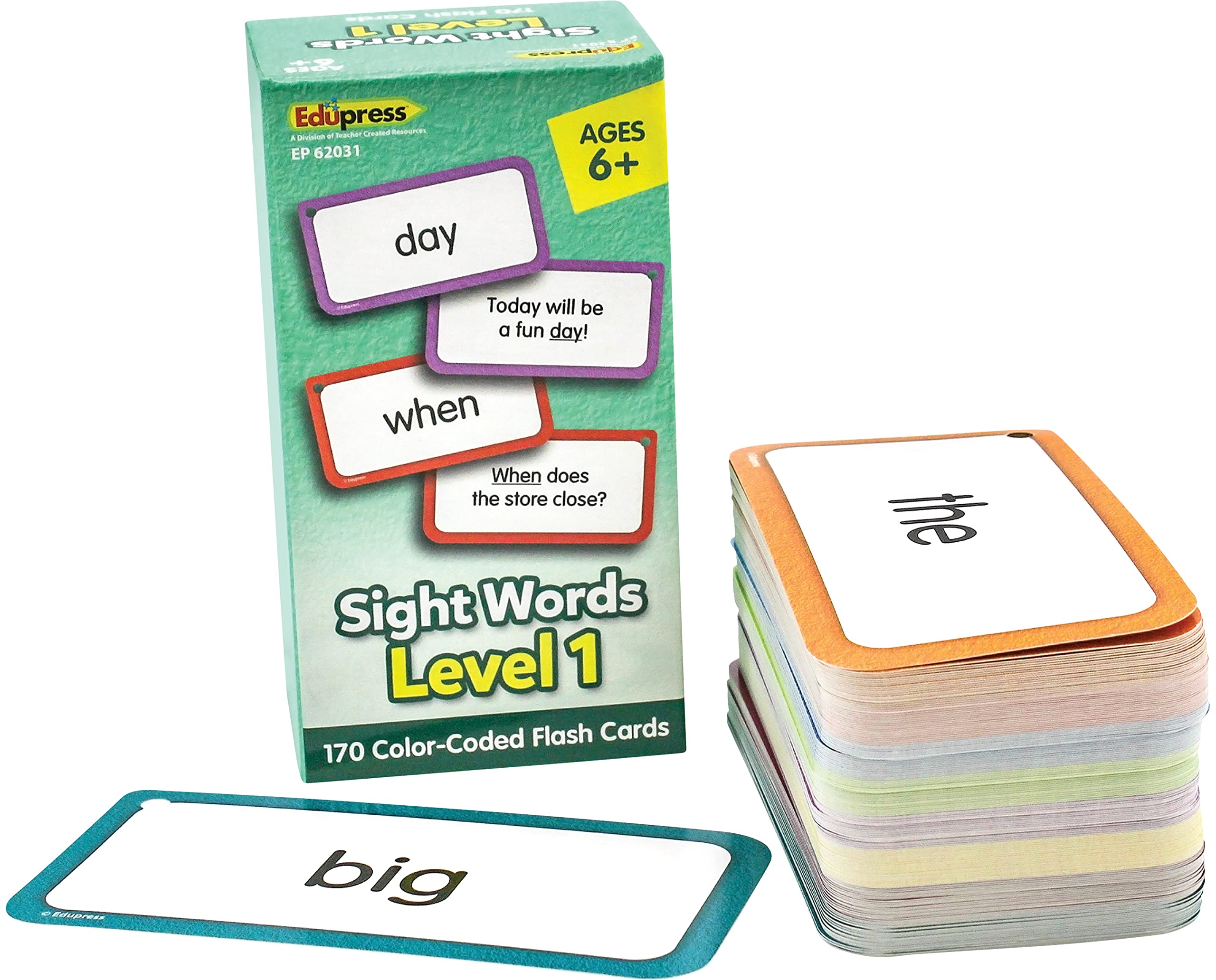 Foto 2 pulgar | Flash Cards Edupress Sight Words De Nivel 1 Con 170 Tarjetas - Venta Internacional.
