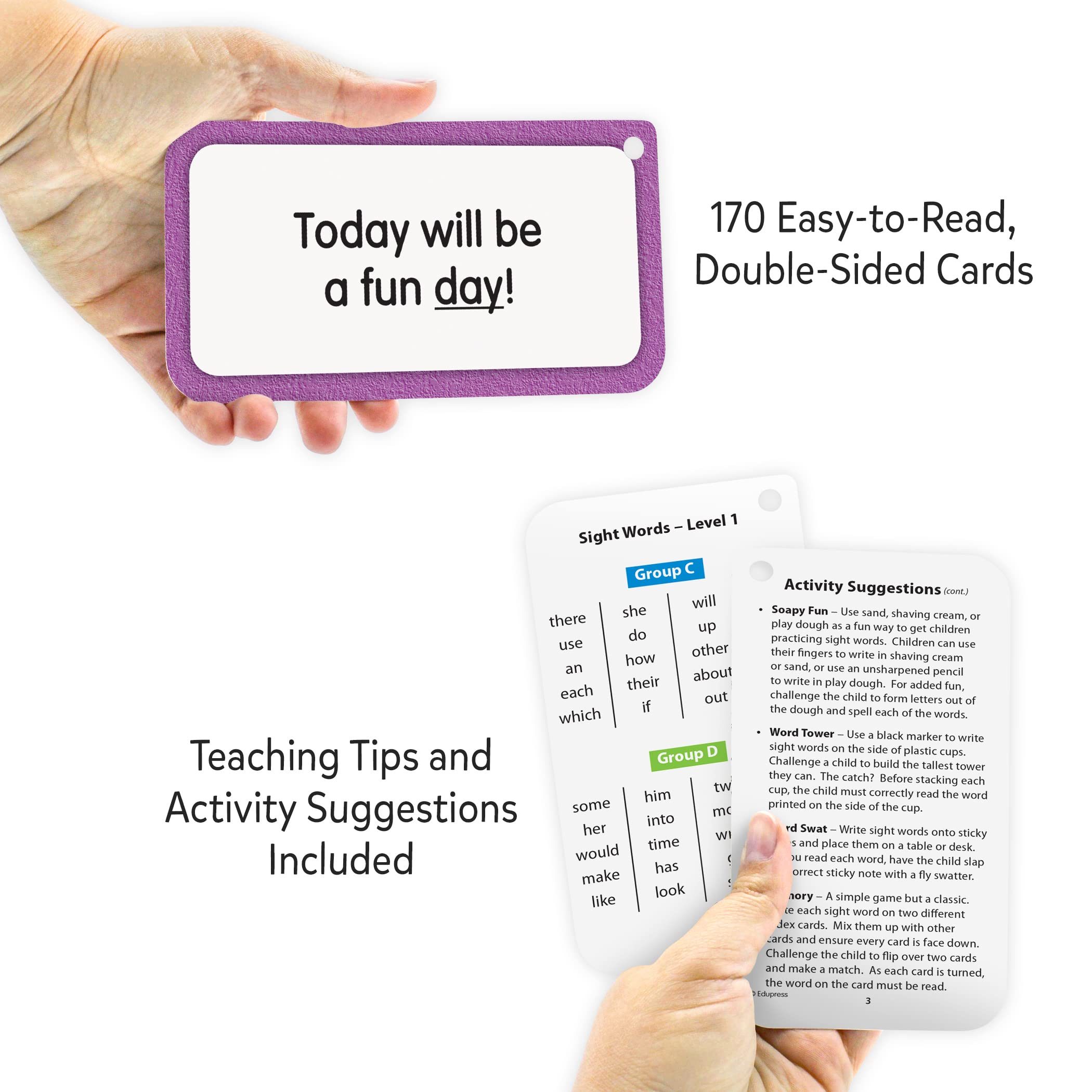 Foto 4 pulgar | Flash Cards Edupress Sight Words De Nivel 1 Con 170 Tarjetas - Venta Internacional.