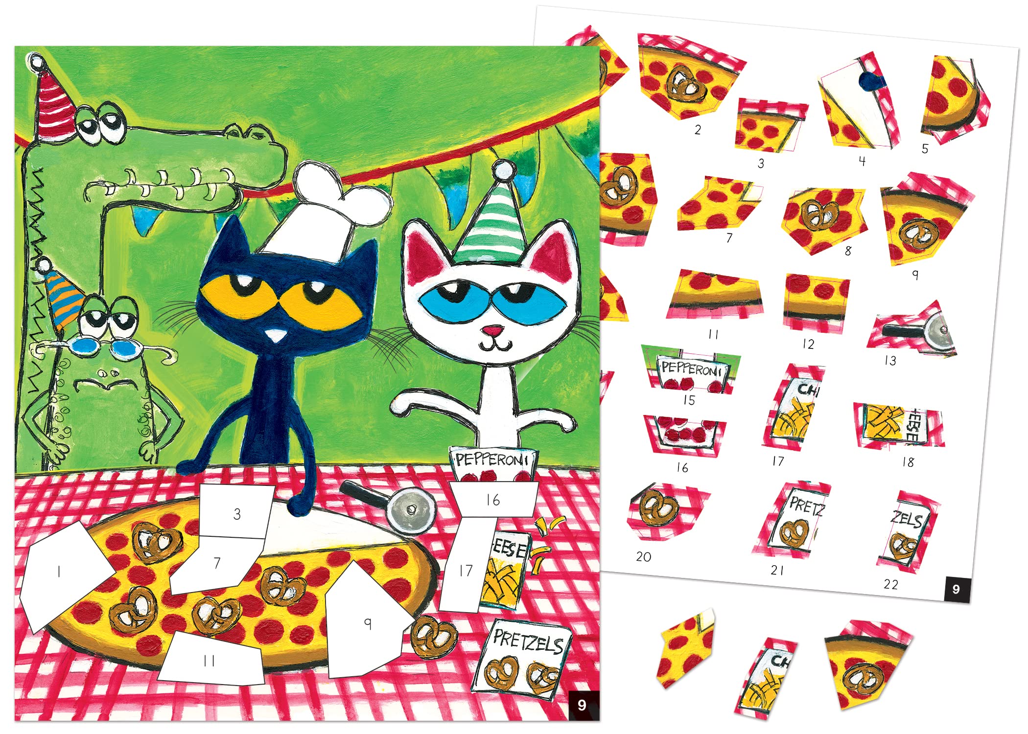 Foto 4 pulgar | Libro De Rompecabezas Con Pegatinas, Recursos Creados Por El Profesor Pete The Cat - Venta Internacional.