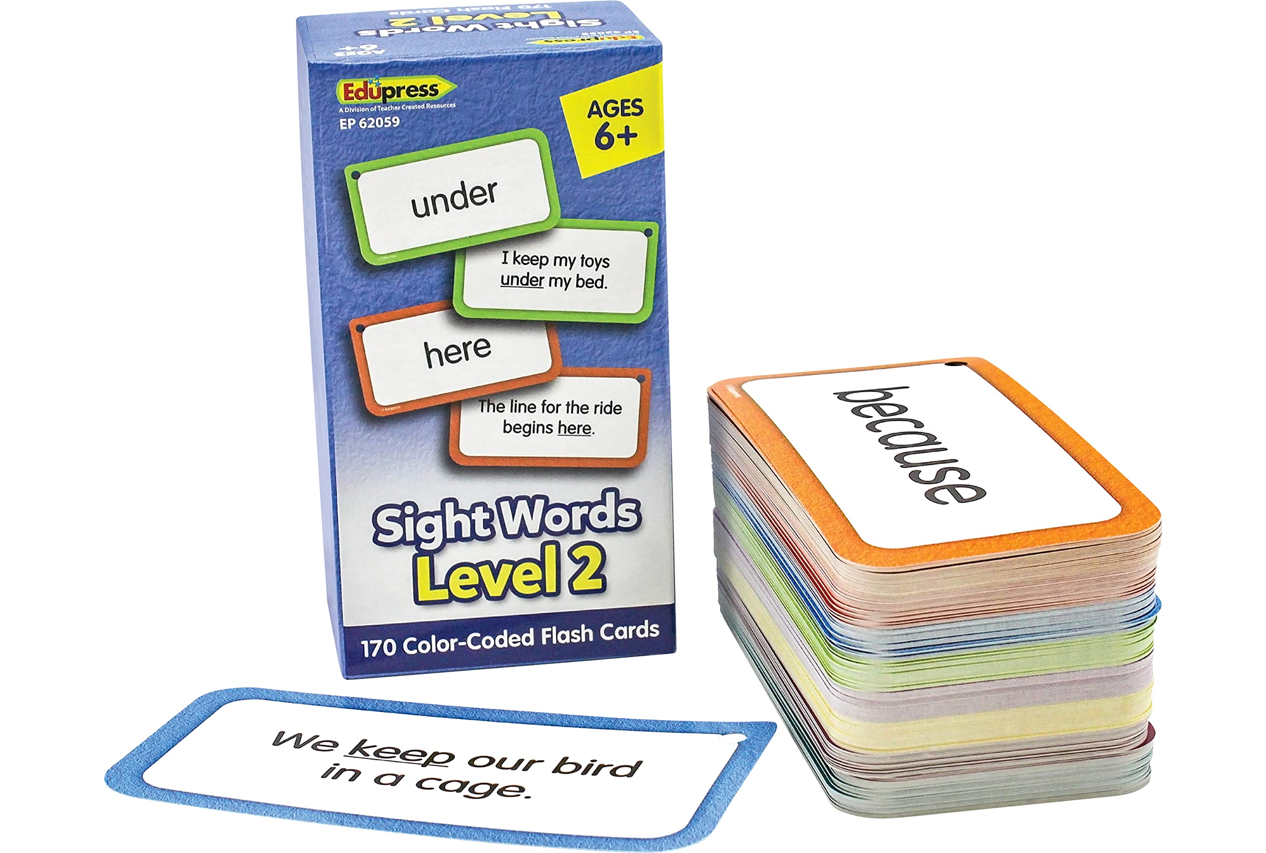 Foto 2 pulgar | Flash Cards Edupress Sight Words De Nivel 2 Con 170 Tarjetas - Venta Internacional.