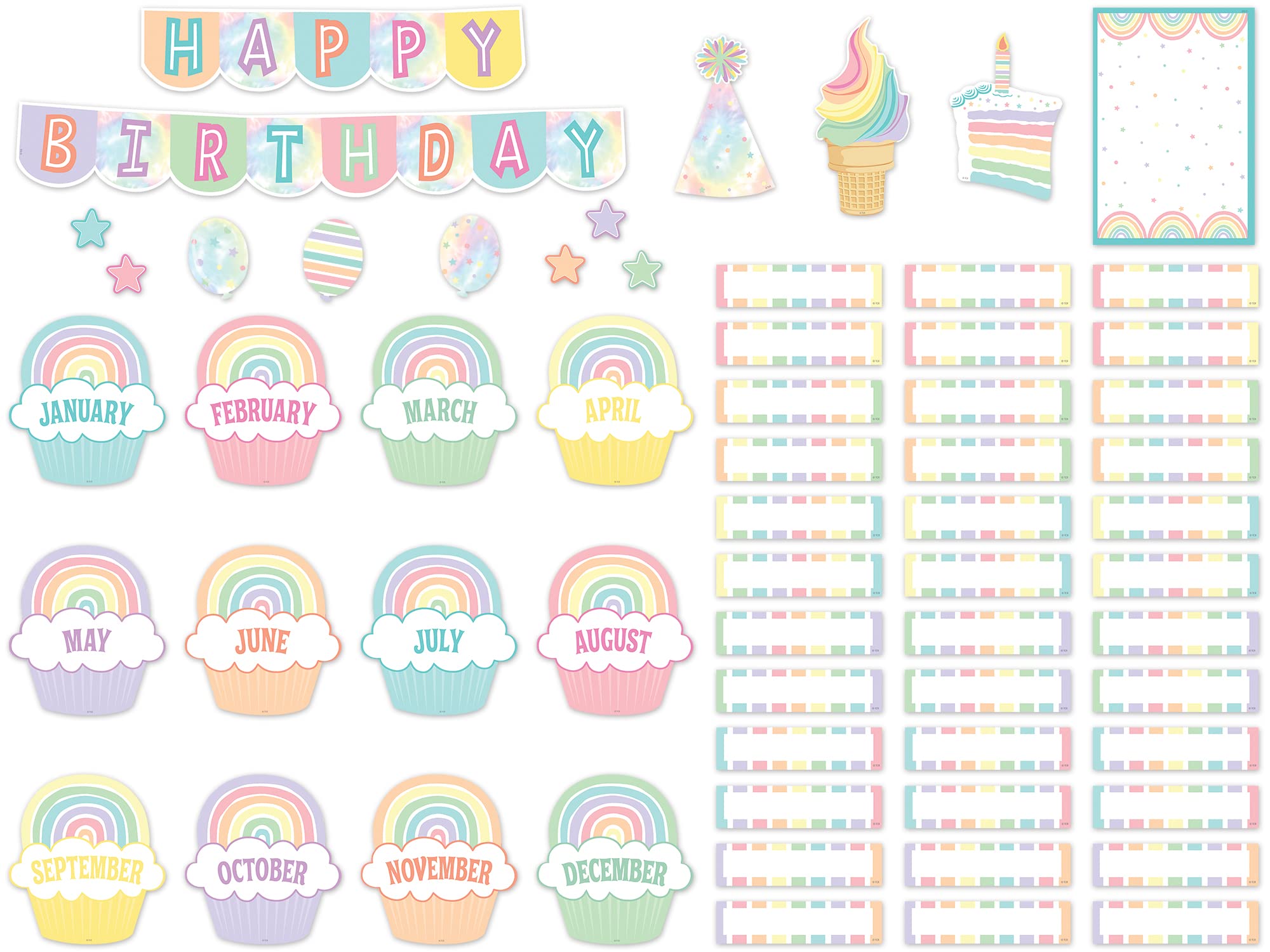 Foto 2 | Set De Tablones De Anuncios, Recursos Creados Por Maestros, Pastel Pop - Venta Internacional.