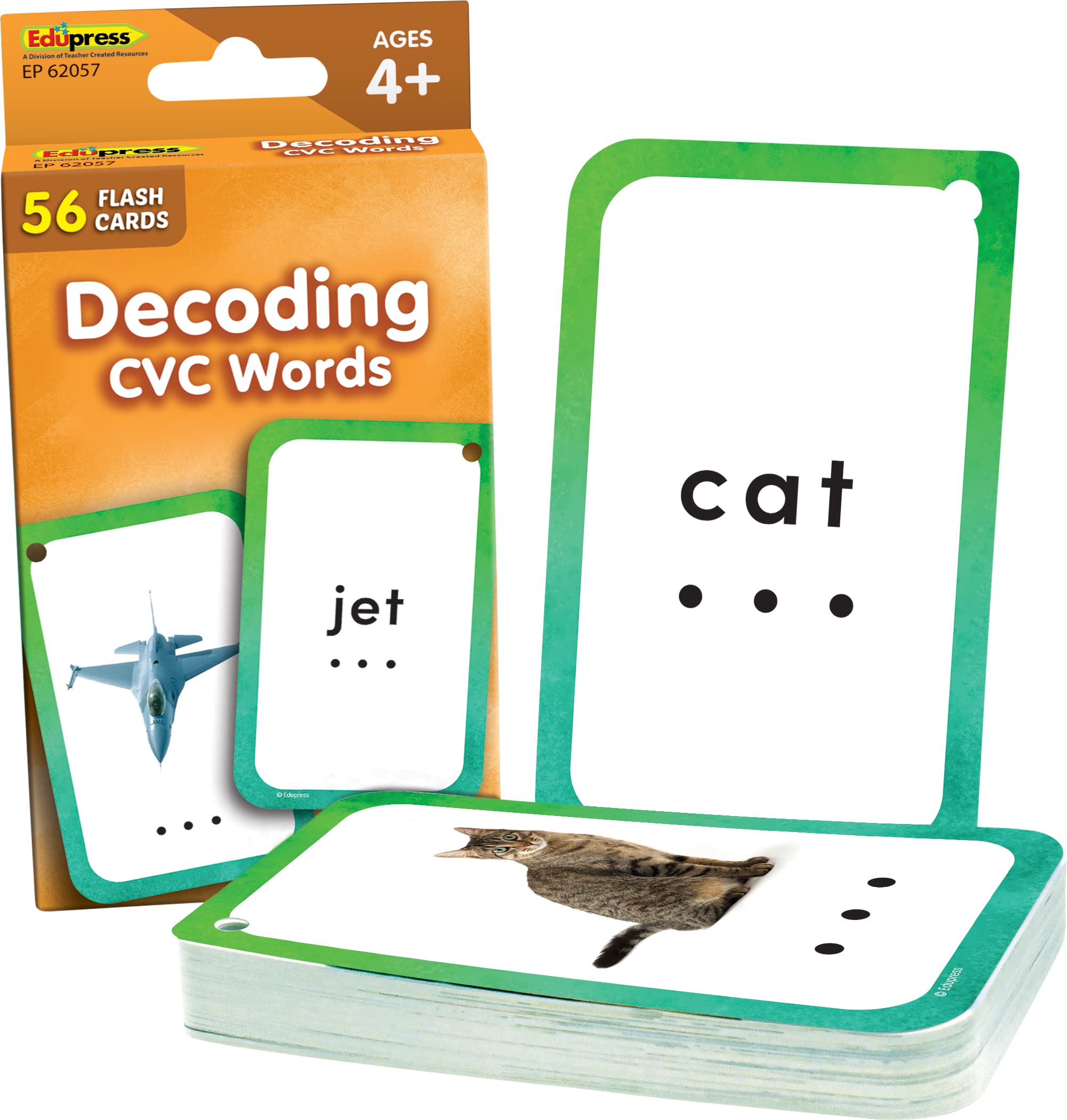 Foto 2 pulgar | Tarjetas Didácticas Recursos Creados Por Un Profesor Para Decodificar Palabras En Cvc - Venta Internacional.