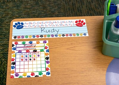 Foto 2 | Placa De Identificación Recursos Creados Por El Profesor Paw Alphabet - Venta Internacional.