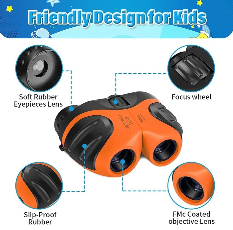 Foto 3 pulgar | Binoculares Óptica Alta Resolución Regalo Juguete para Niños