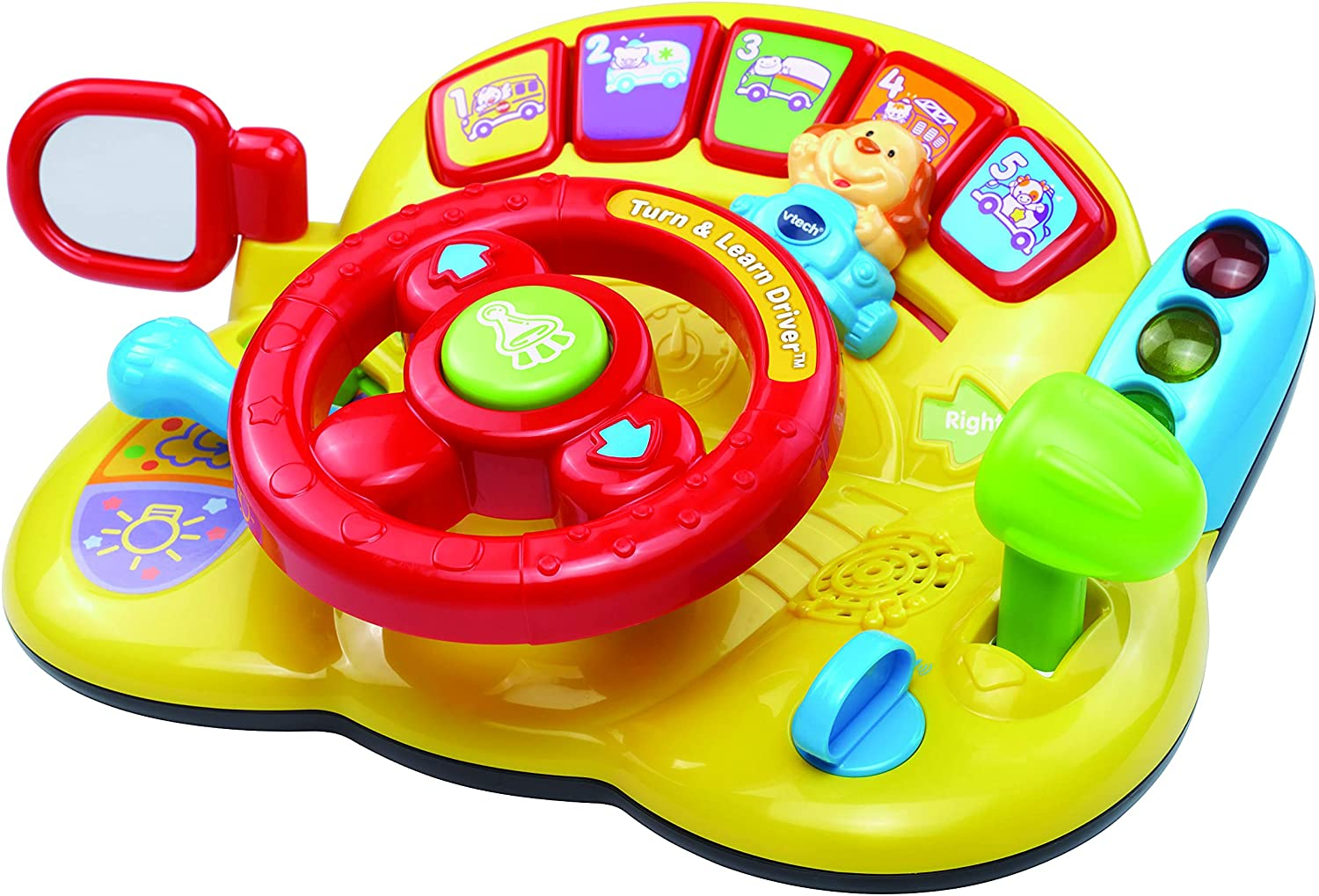 Foto 8 | Volante de Aprendizaje Vtech Turn And Learn Amarillo