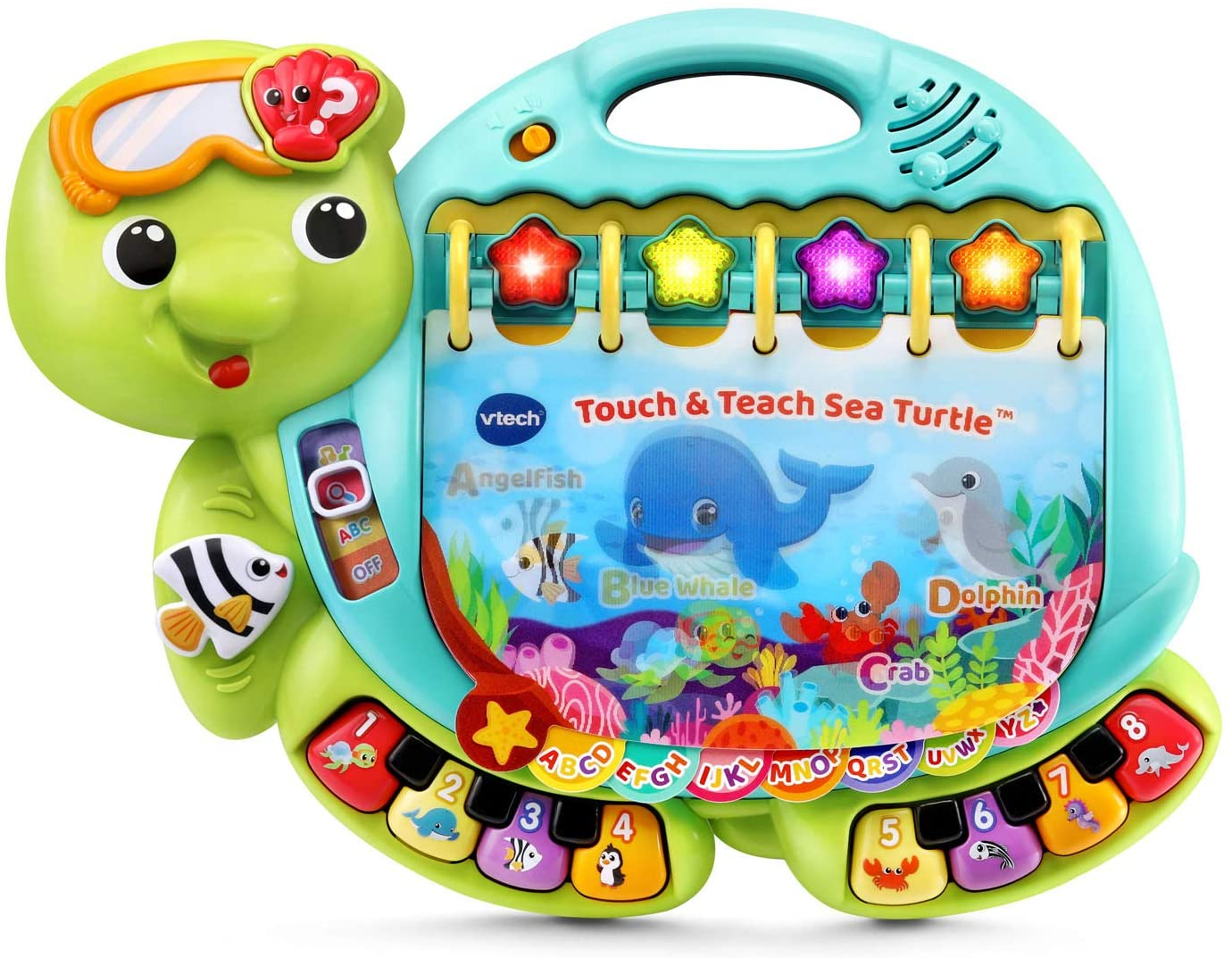 Libro Interactivo de Aprendizaje de Tortugas Marinas Vtech Touch and Teach