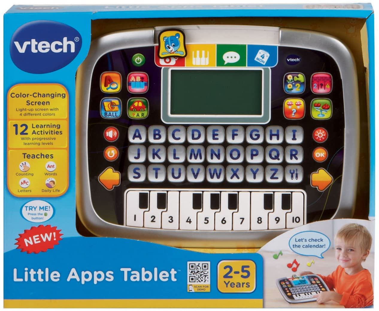 Foto 6 pulgar | Venta Internacional - Tableta de Aprendizaje VTech Negra para Niños