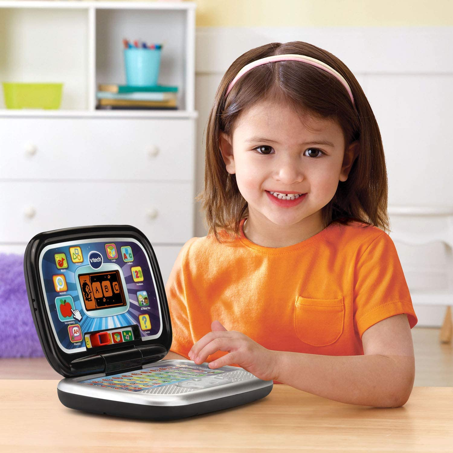 Foto 7 pulgar | Venta Internacional - Play Smart Preschool Laptop VTech Negra