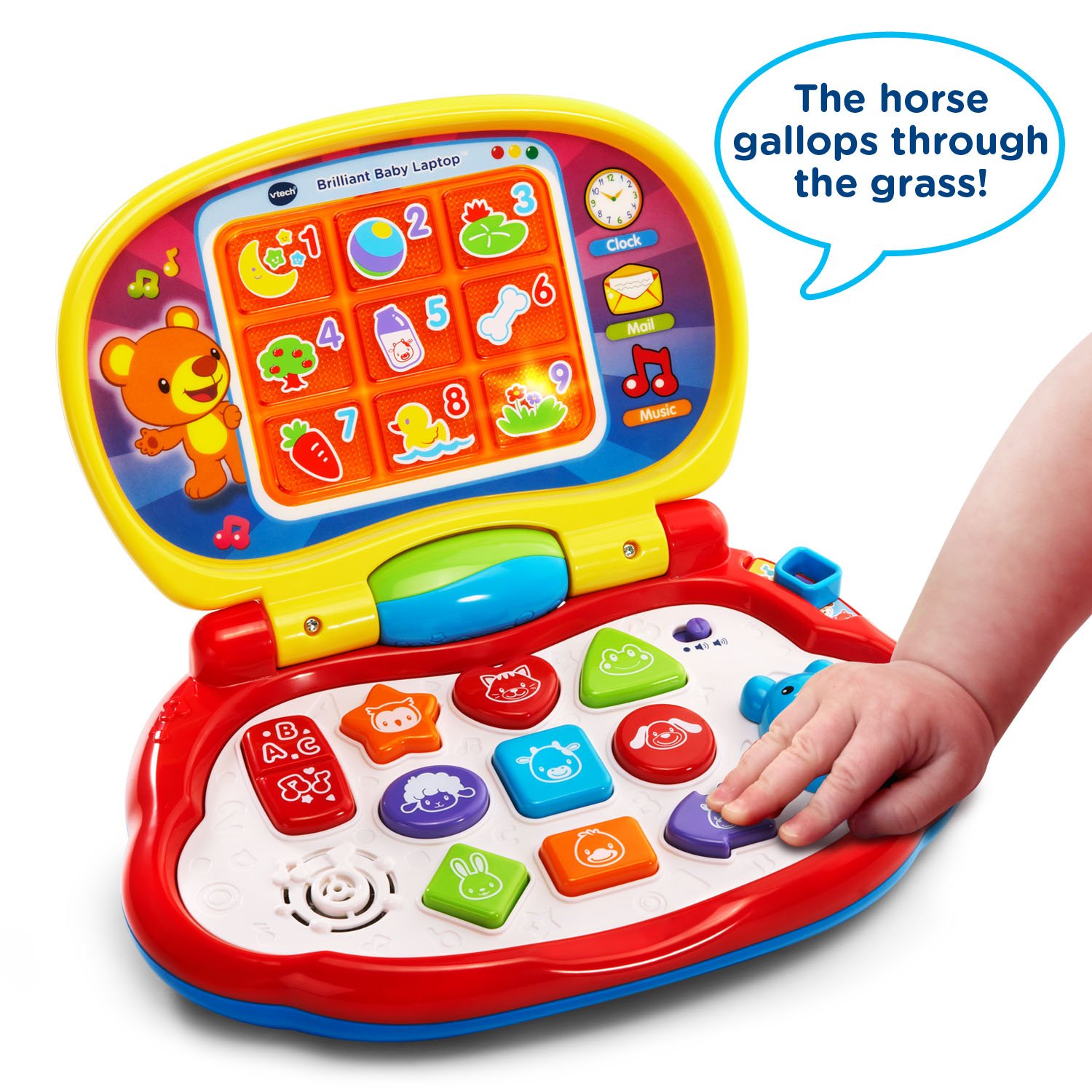 Foto 3 pulgar | Venta Internacional - Baby Laptop de Juguete Vtech con Más de 115 Canciones