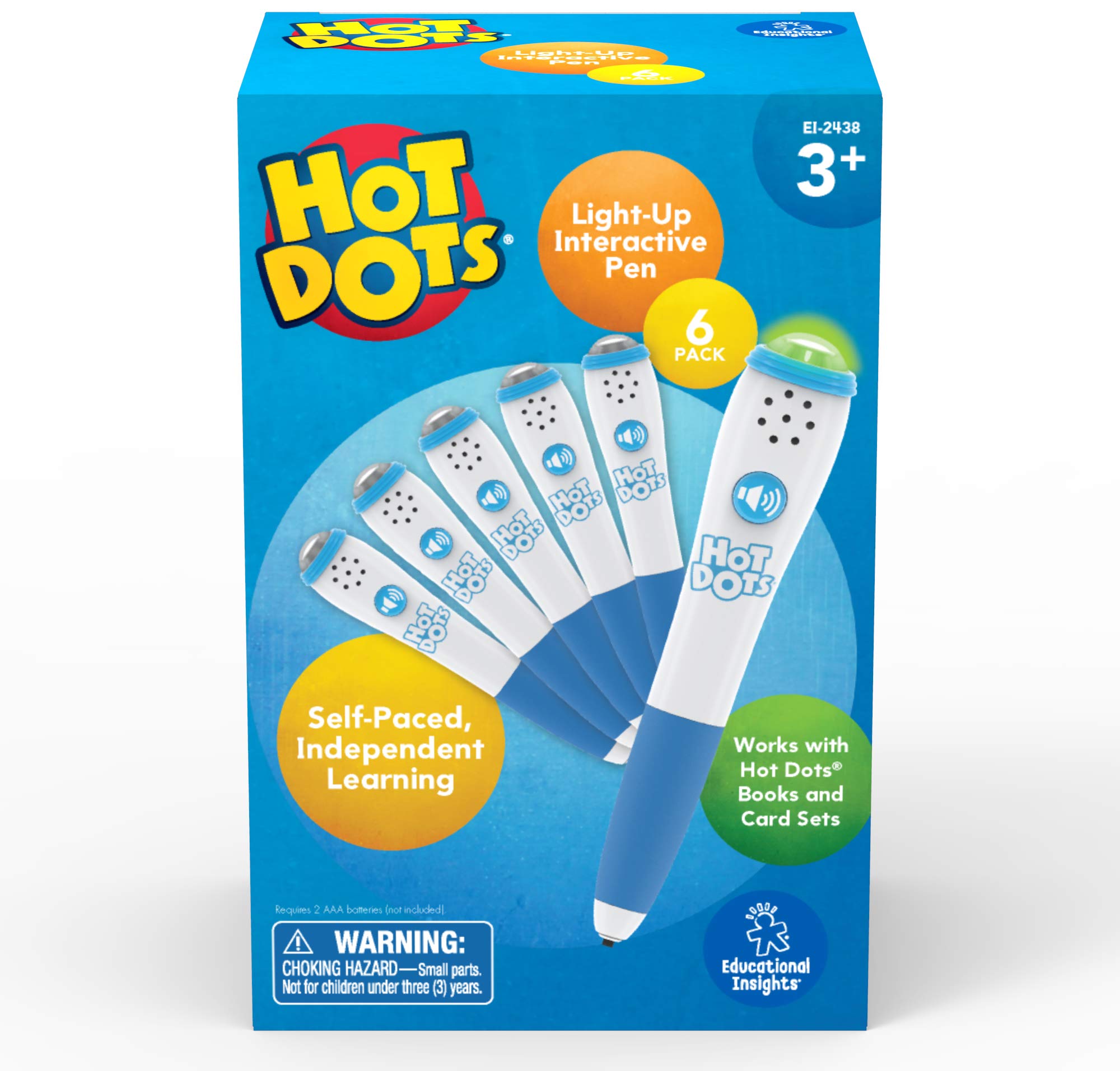 Foto 5 pulgar | Bolígrafo Interactivo Educational Insights Hot Dots LightUp Set O - Venta Internacional