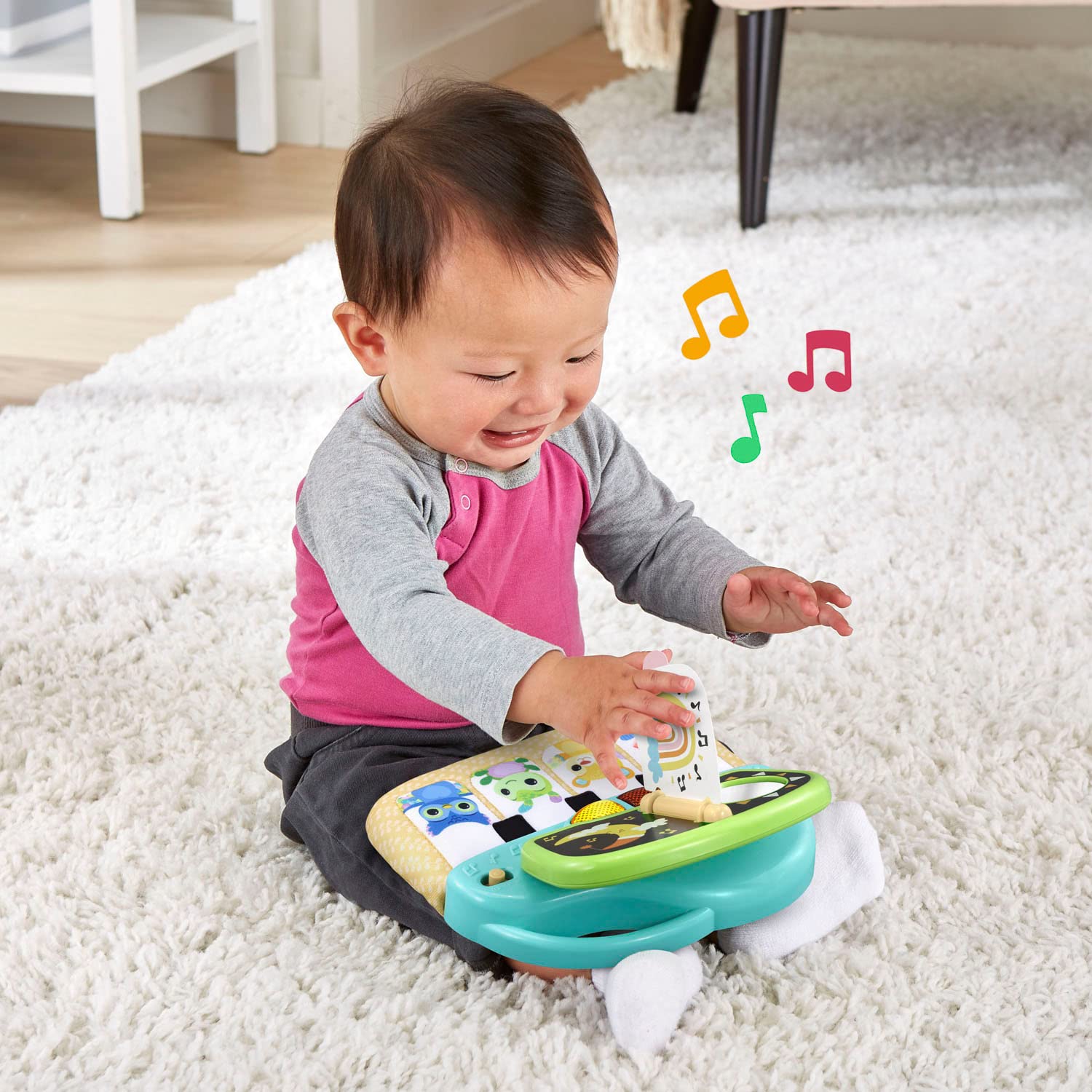 Foto 5 pulgar | Venta Internacional - Piano Toy Vtech 3 En 1 Tummy Time para Niños