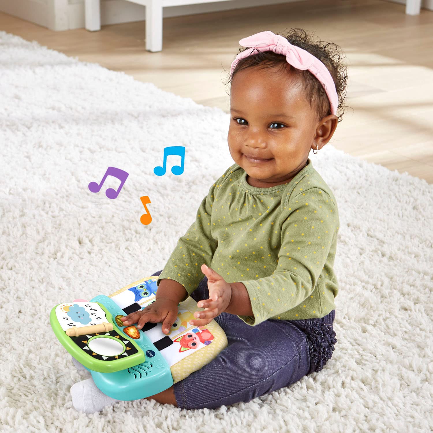 Foto 6 pulgar | Venta Internacional - Piano Toy Vtech 3 En 1 Tummy Time para Niños