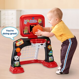 Foto 5 | Venta Internacional - Sports Center Vtech Smart Shots con Balones de Baloncesto y Fútbol