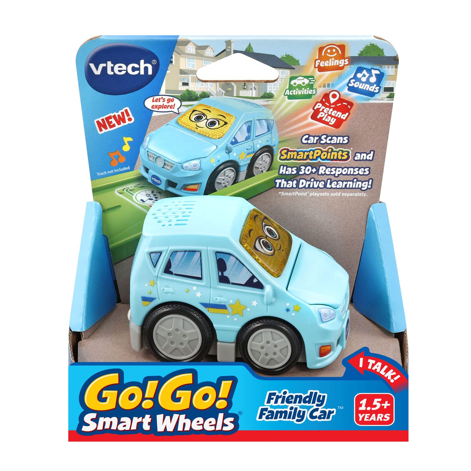 Foto 8 pulgar | Venta Internacional - Coche De Juguete Vtech Go! ¡vamos! Coche Familiar Compatible Con Smart Wheels