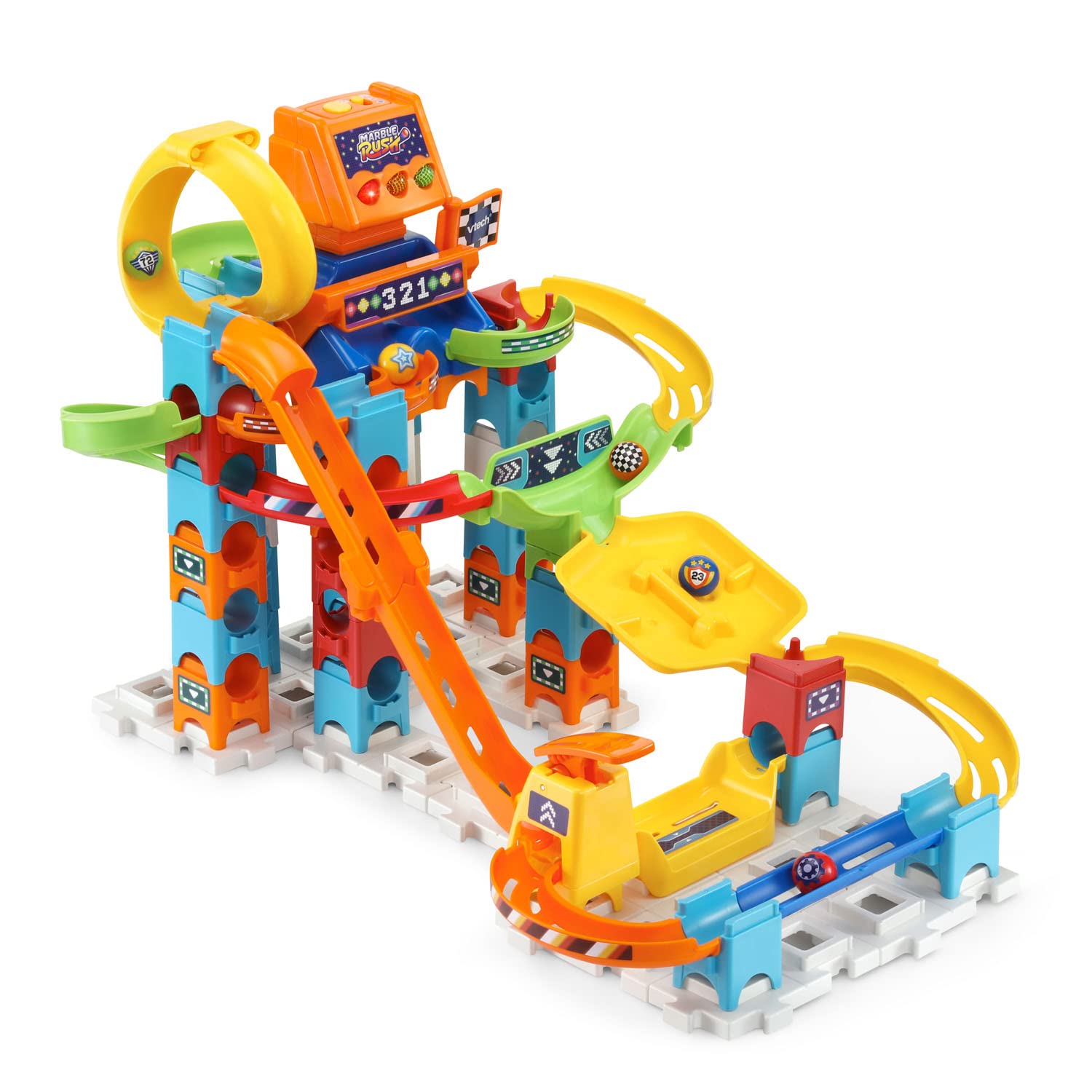 Foto 4 pulgar | Venta Internacional - Set Toy Vtech Marble Rush Raceway Con 73 Piezas De Construcción