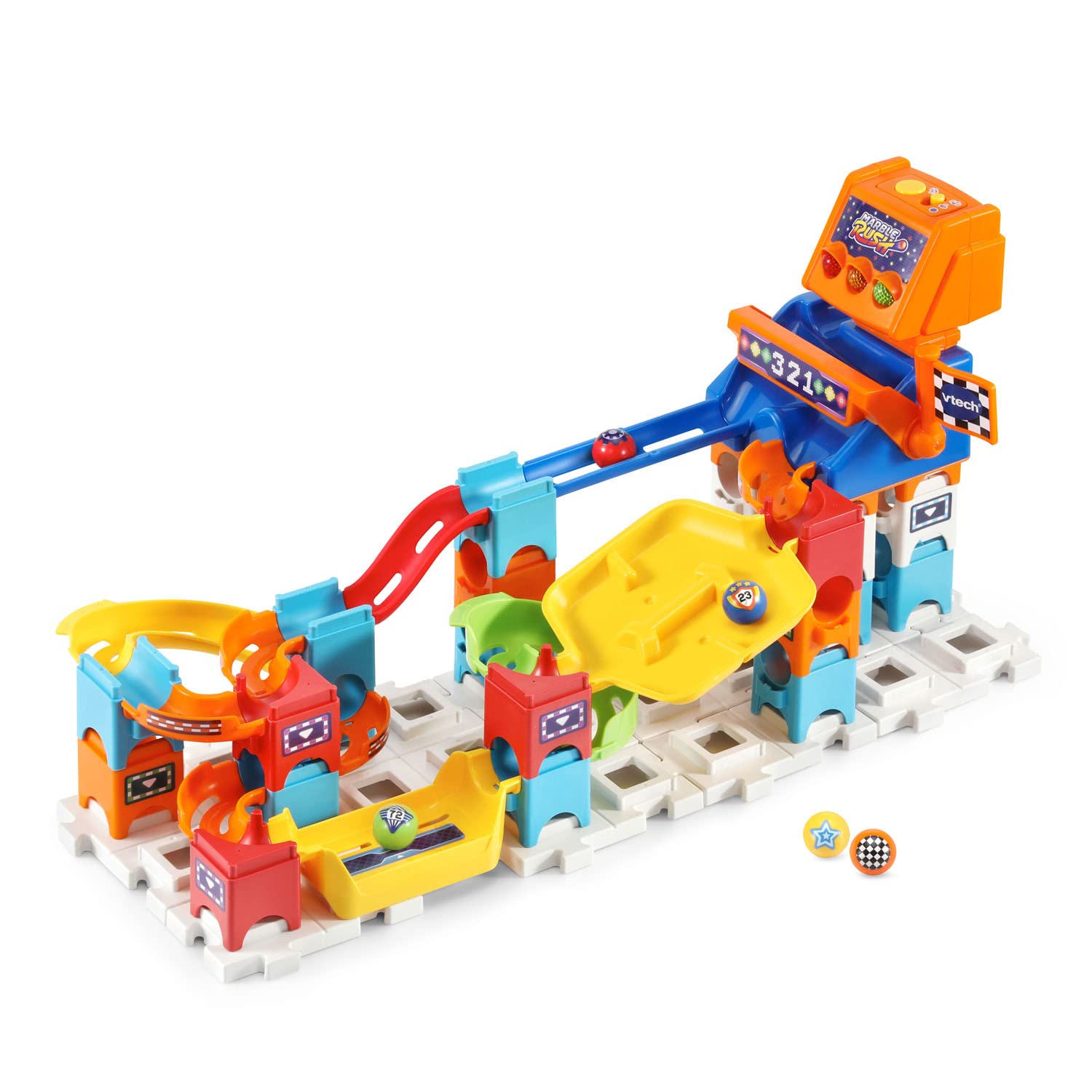 Foto 6 pulgar | Venta Internacional - Set Toy Vtech Marble Rush Raceway Con 73 Piezas De Construcción