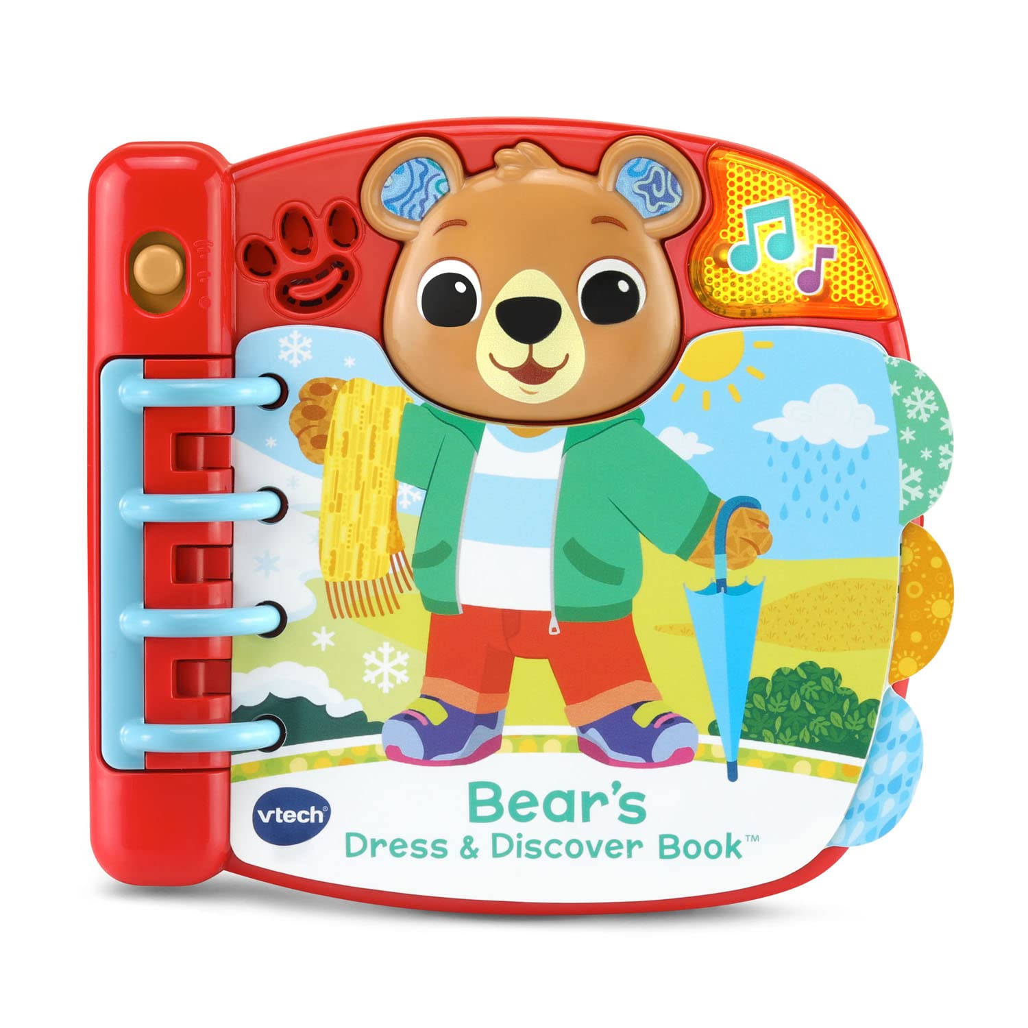 Foto 2 pulgar | Venta Internacional - Libro Musical VTech Bear's Dress and Discover +12 Meses