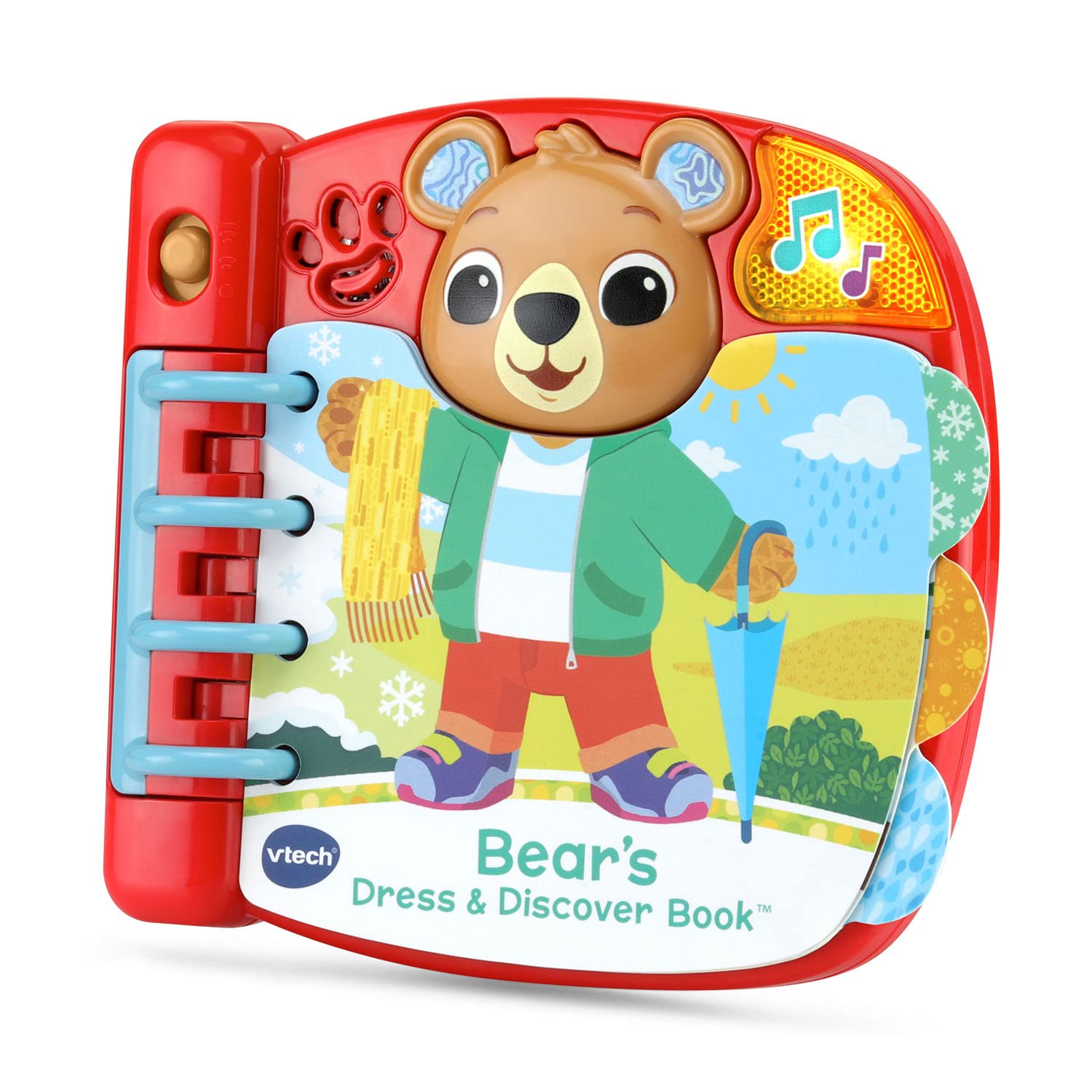 Foto 9 pulgar | Venta Internacional - Libro Musical VTech Bear's Dress and Discover +12 Meses