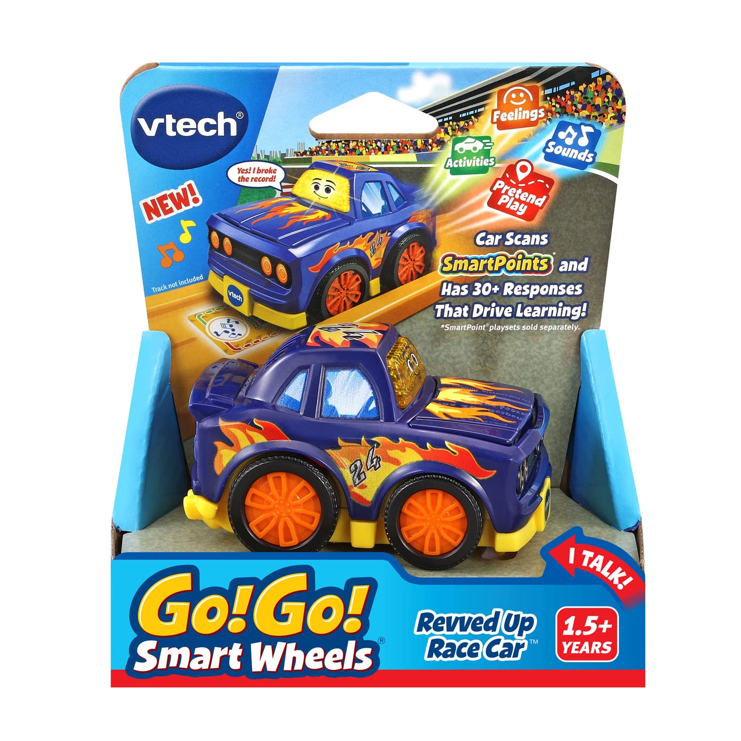 Foto 6 pulgar | Venta Internacional - Coche de Carreras VTech Go! Ruedas Inteligentes que Se Aceleran con Sonido