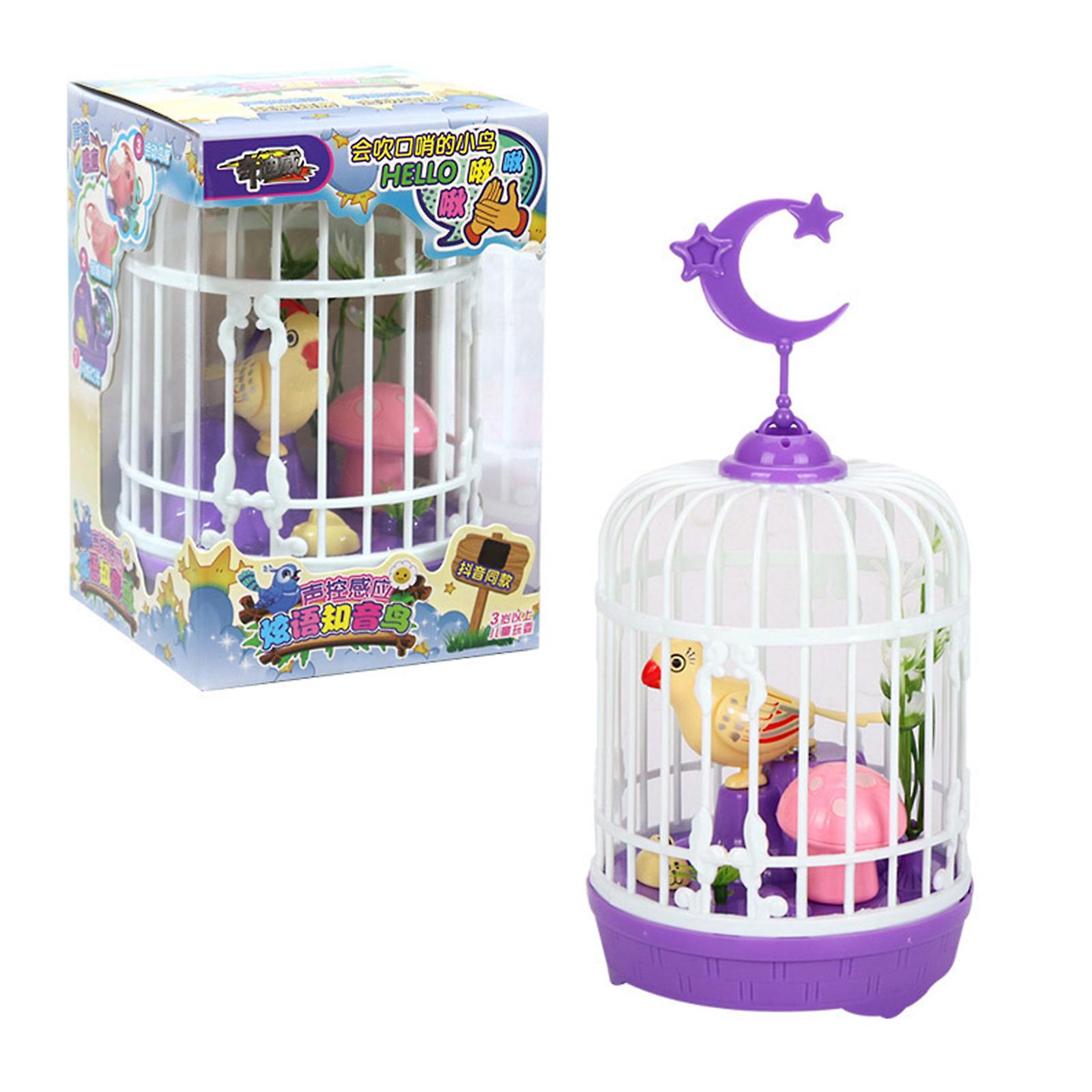 Foto 2 pulgar | Venta Internacional - Juguete Educativo Montessori Voice Control Birdcage para Niños