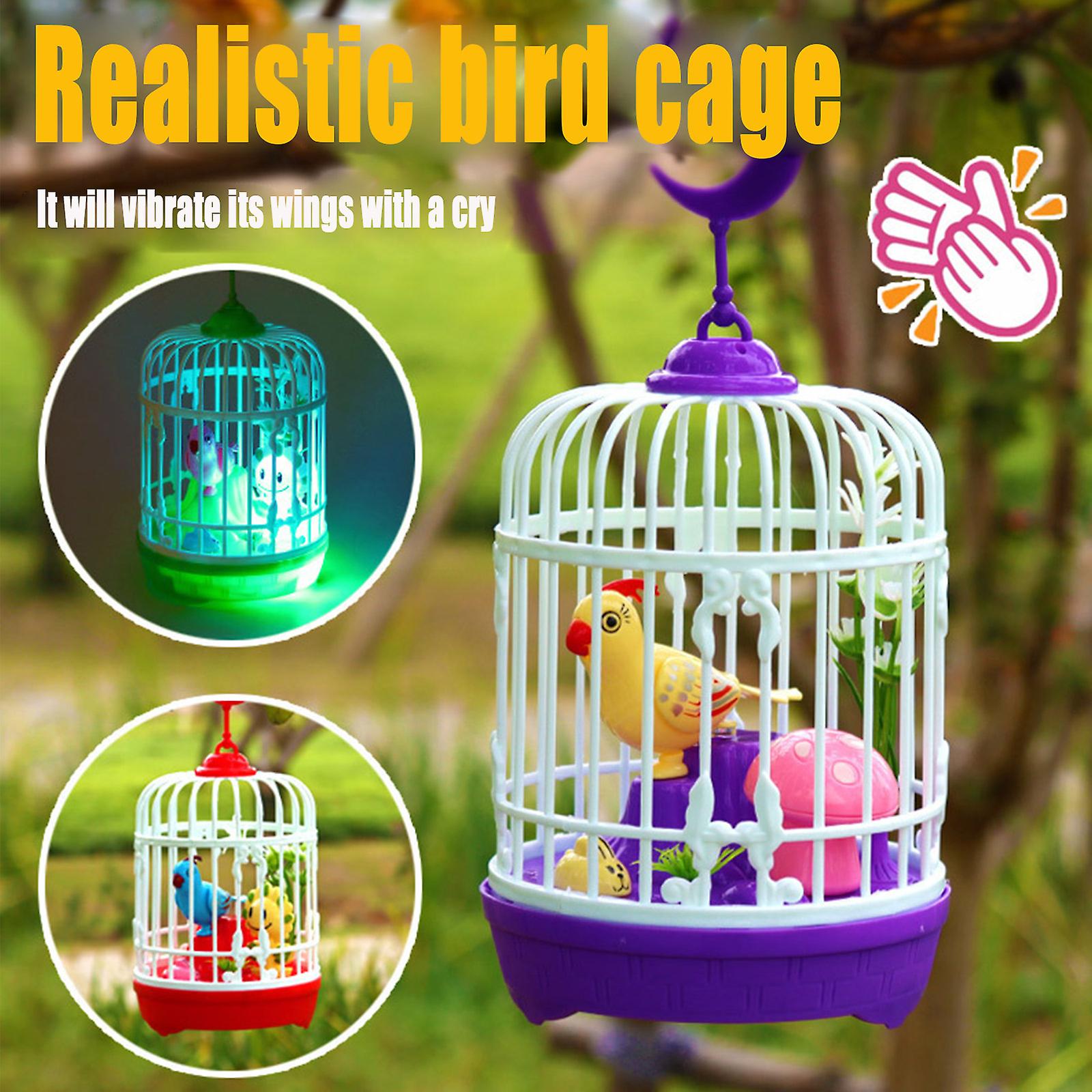 Foto 4 pulgar | Venta Internacional - Juguete Educativo Montessori Voice Control Birdcage para Niños