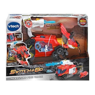 Foto 7 | Venta Internacional - Camión De Bomberos Toy Vtech Switch And Go Triceratops