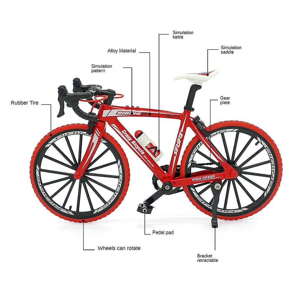 Foto 2 | Venta Internacional - Modelo De Reducción De Velocidad De Bicicleta De Montaña De Aleación De Simulación 1:8