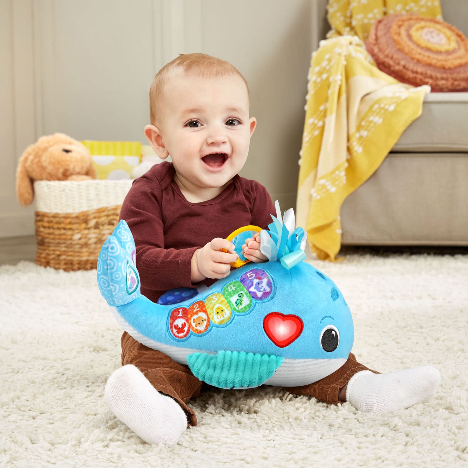 Foto 5 pulgar | Venta Internacional - Toy Vtech Snuggle And Discover Baby Whale Con Sonido Y Canciones