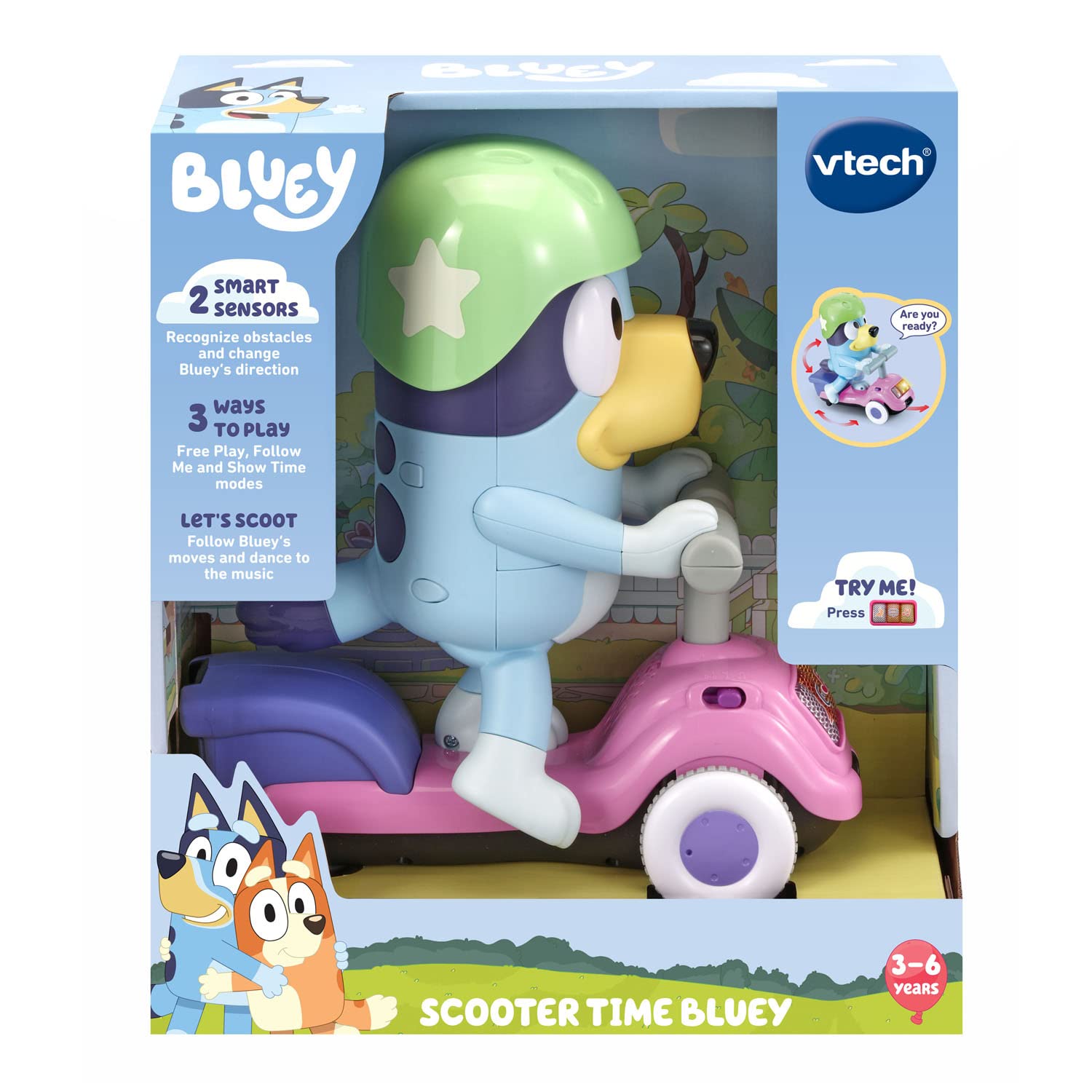 Foto 8 pulgar | Venta Internacional - Scooter Vtech Bluey Scooter Time Bluey Para Niños De 3 A 6 Años