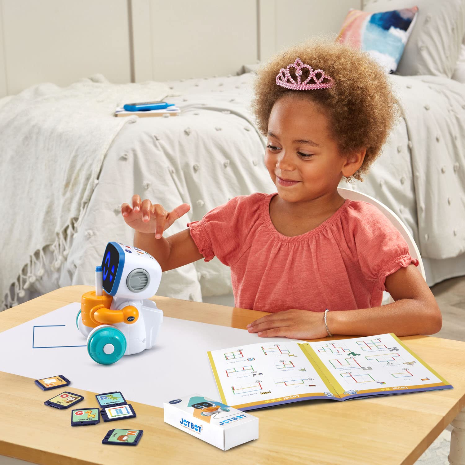 Foto 5 | Venta Internacional - Robot De Dibujo Vtech Jotbot Con Más De 280 Actividades, Más De 4 Años