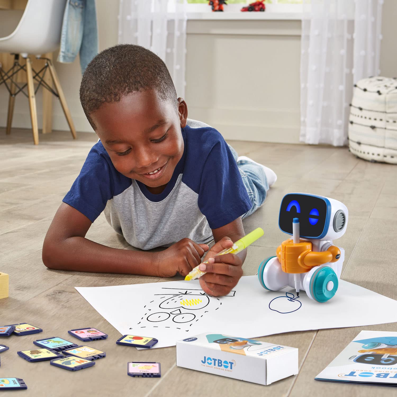 Foto 6 | Venta Internacional - Robot De Dibujo Vtech Jotbot Con Más De 280 Actividades, Más De 4 Años