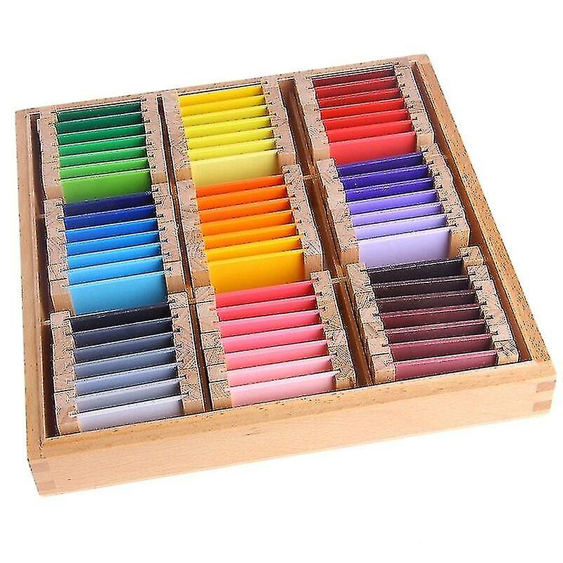 Venta Internacional - Caja Para Tabletas En Color Montessori Sensorial Material Learning